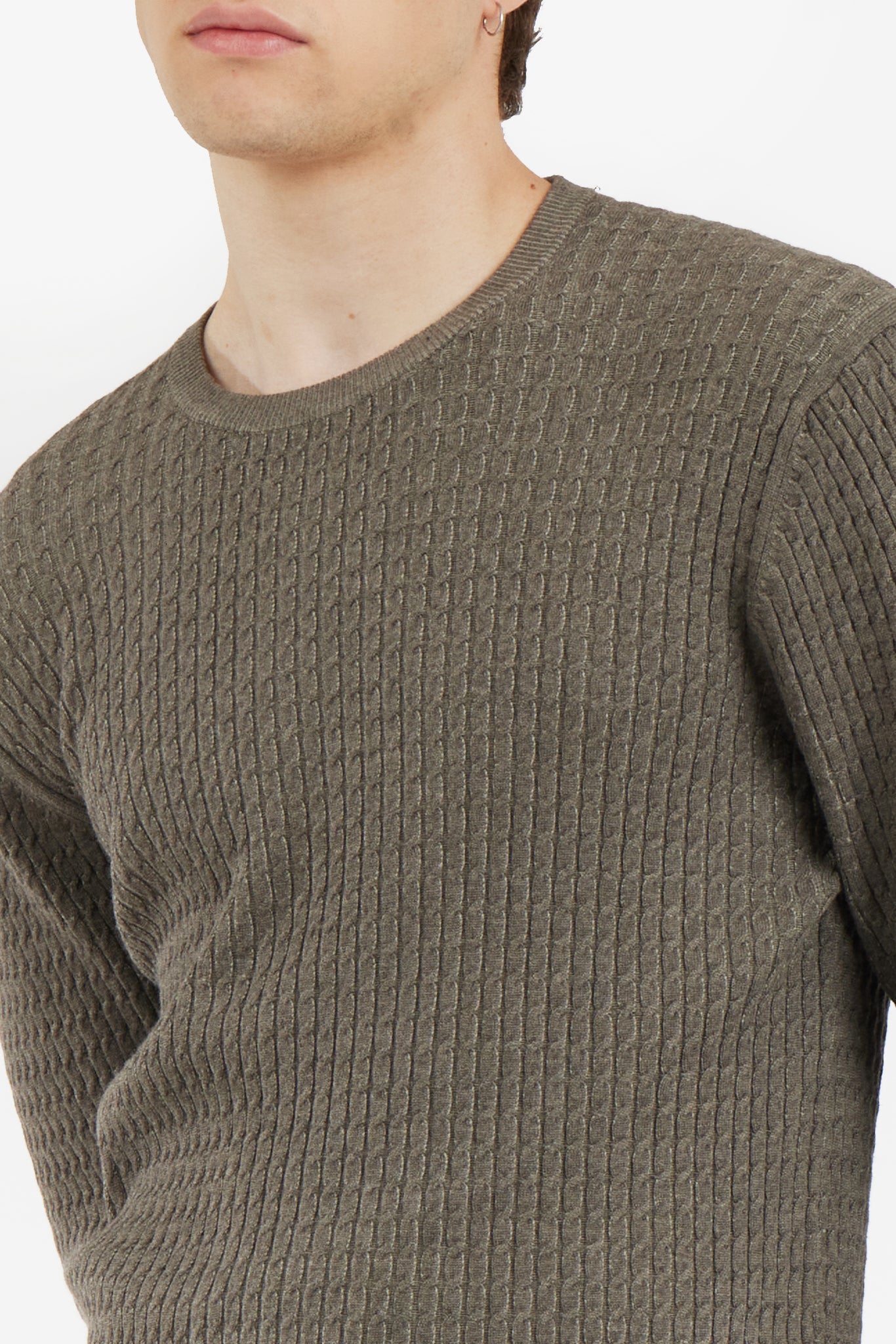 Pullover con trama