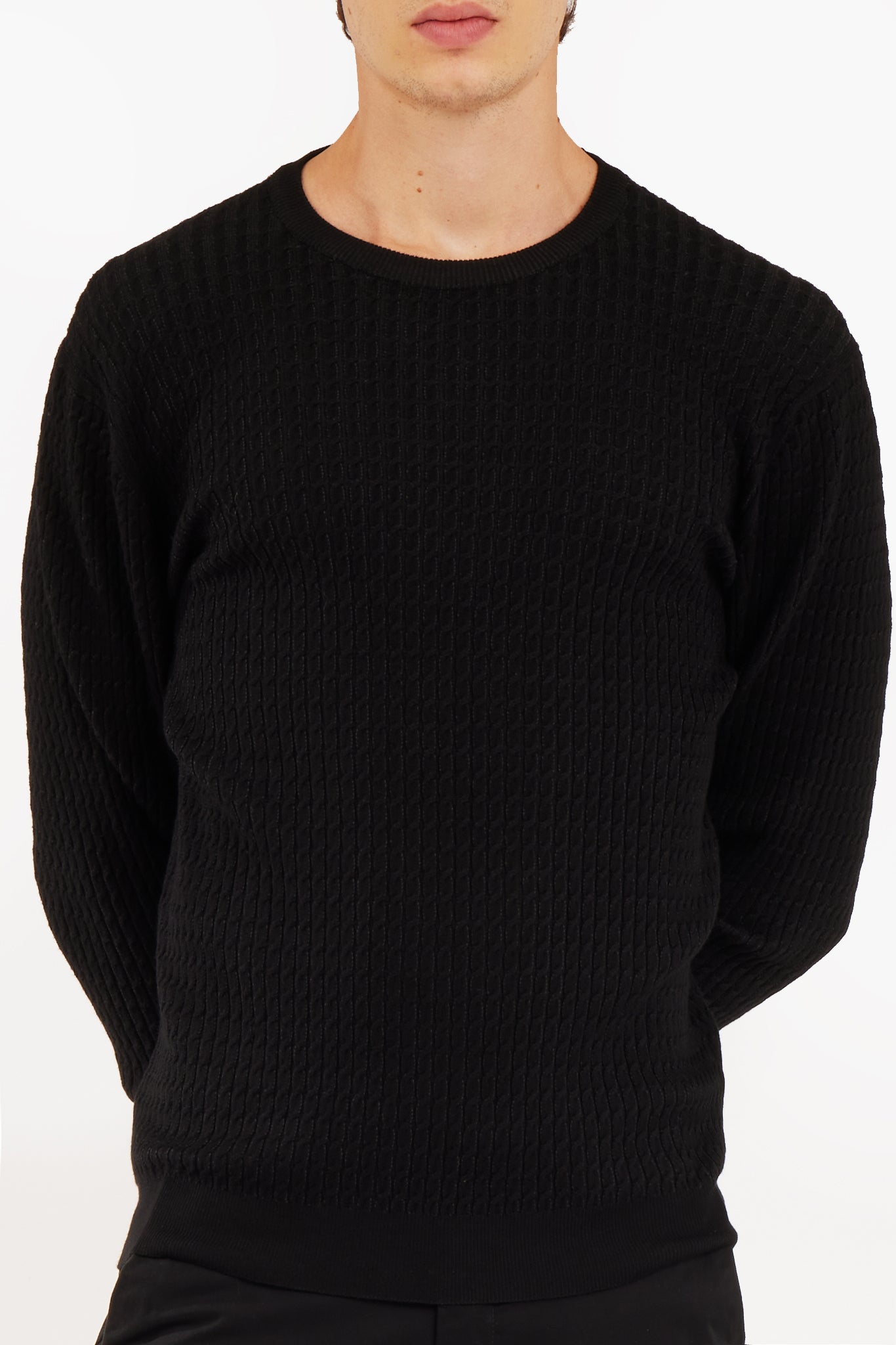 Pullover con trama