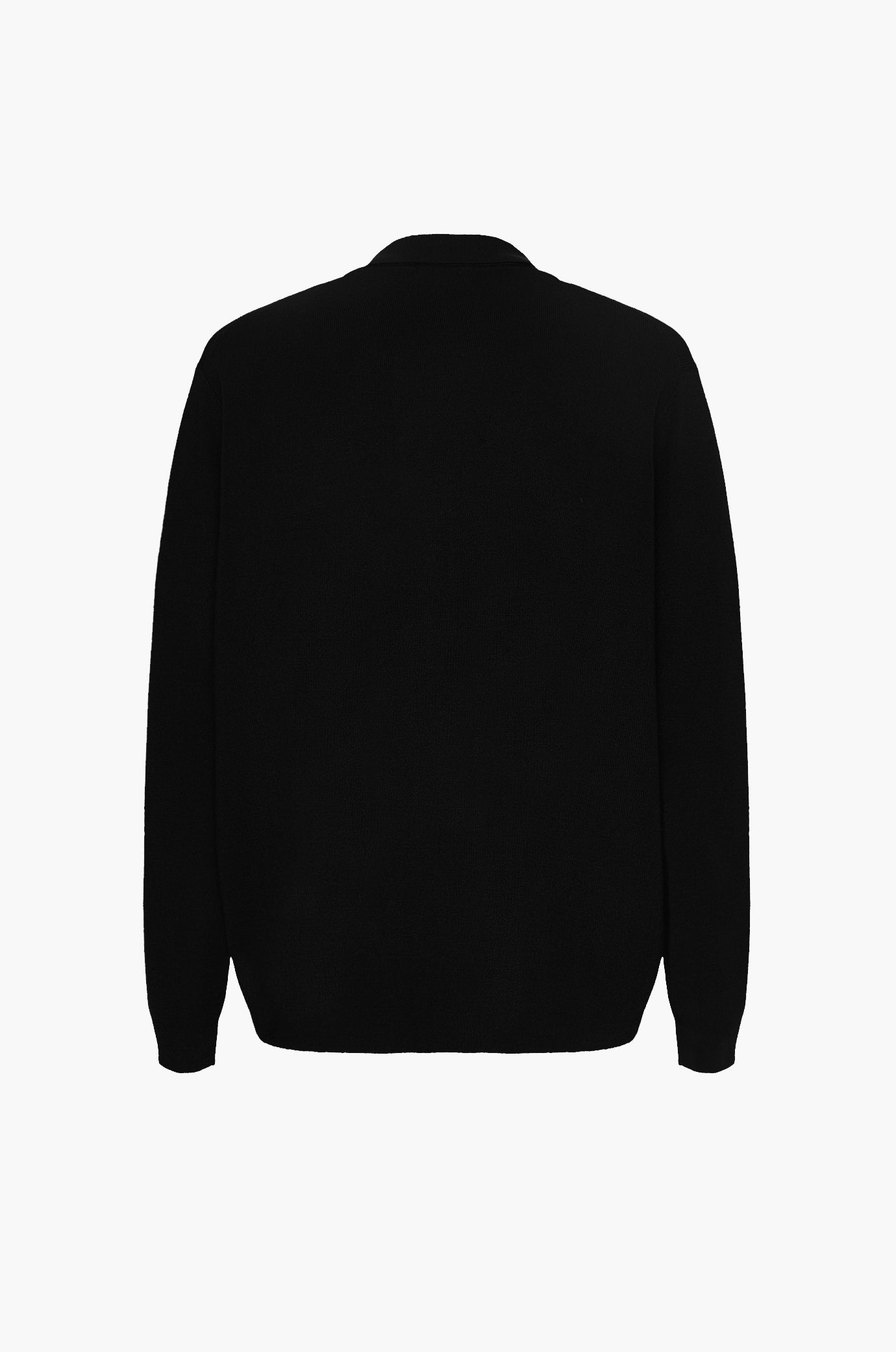 Cardigan collo camicia misto lana
