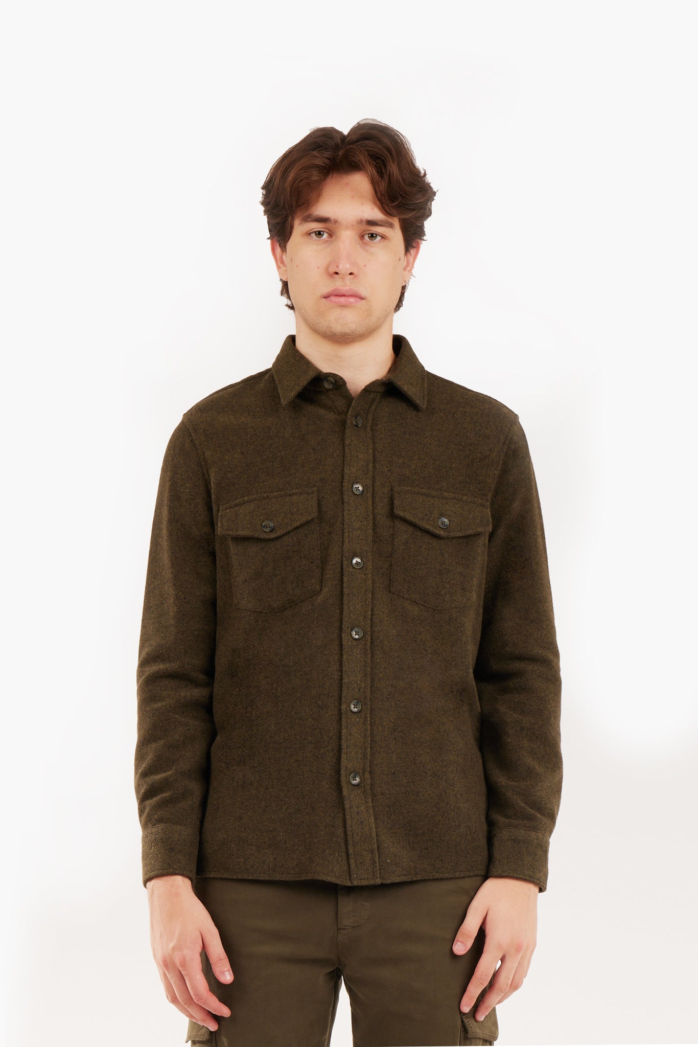 Overshirt con trama