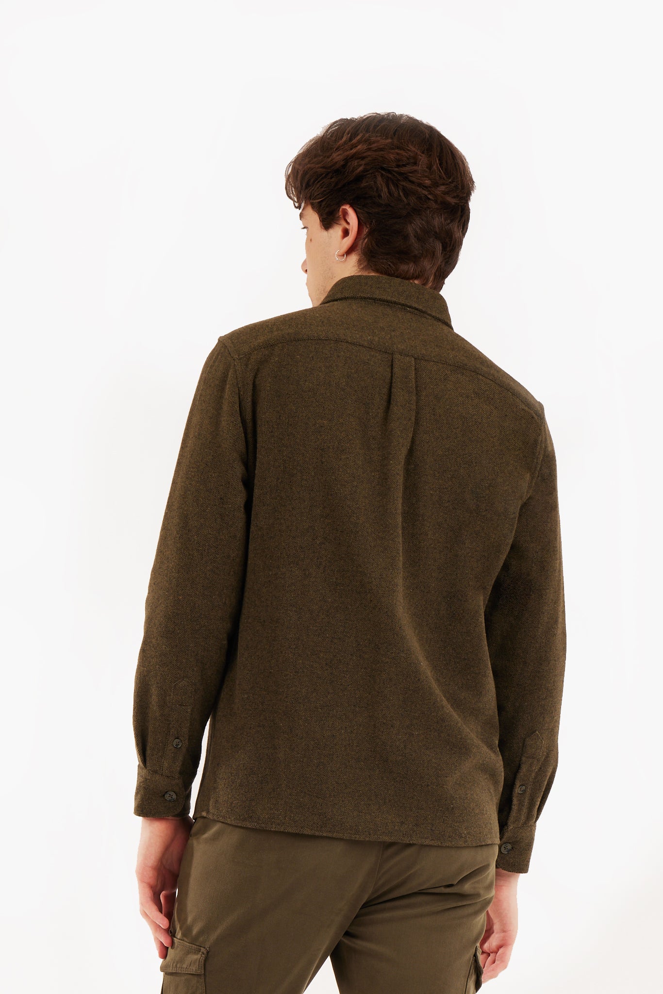 Overshirt con trama
