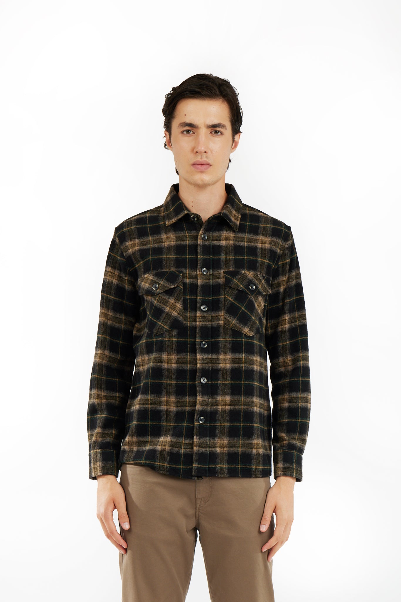 Overshirt a quadri