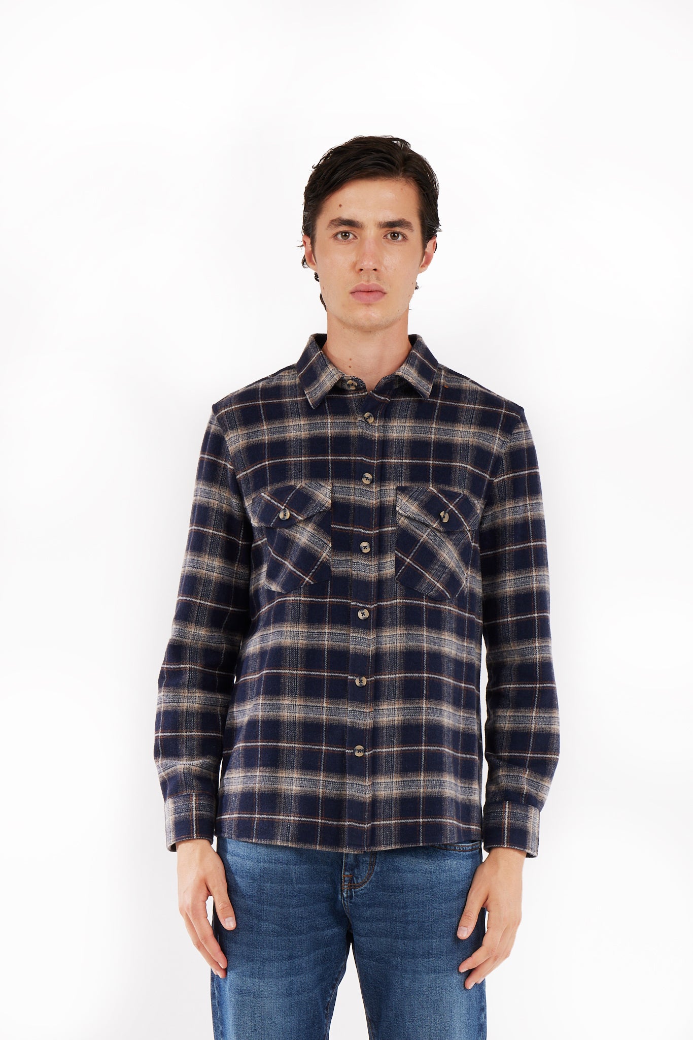 Overshirt a quadri