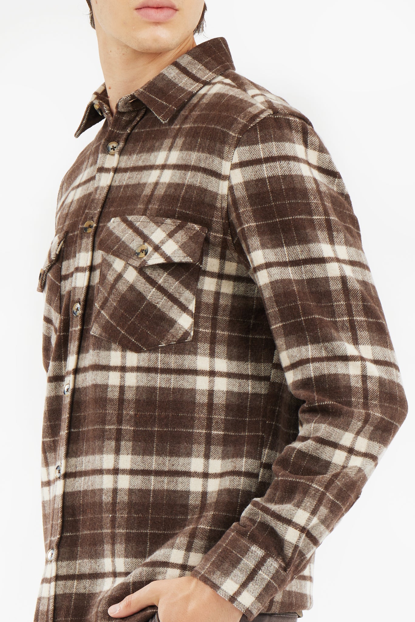 Overshirt a quadri