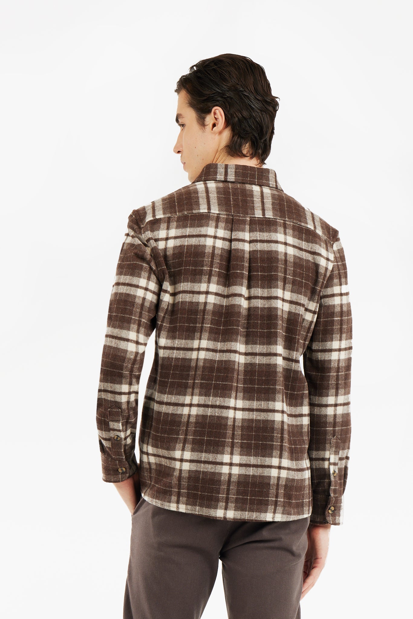 Overshirt a quadri