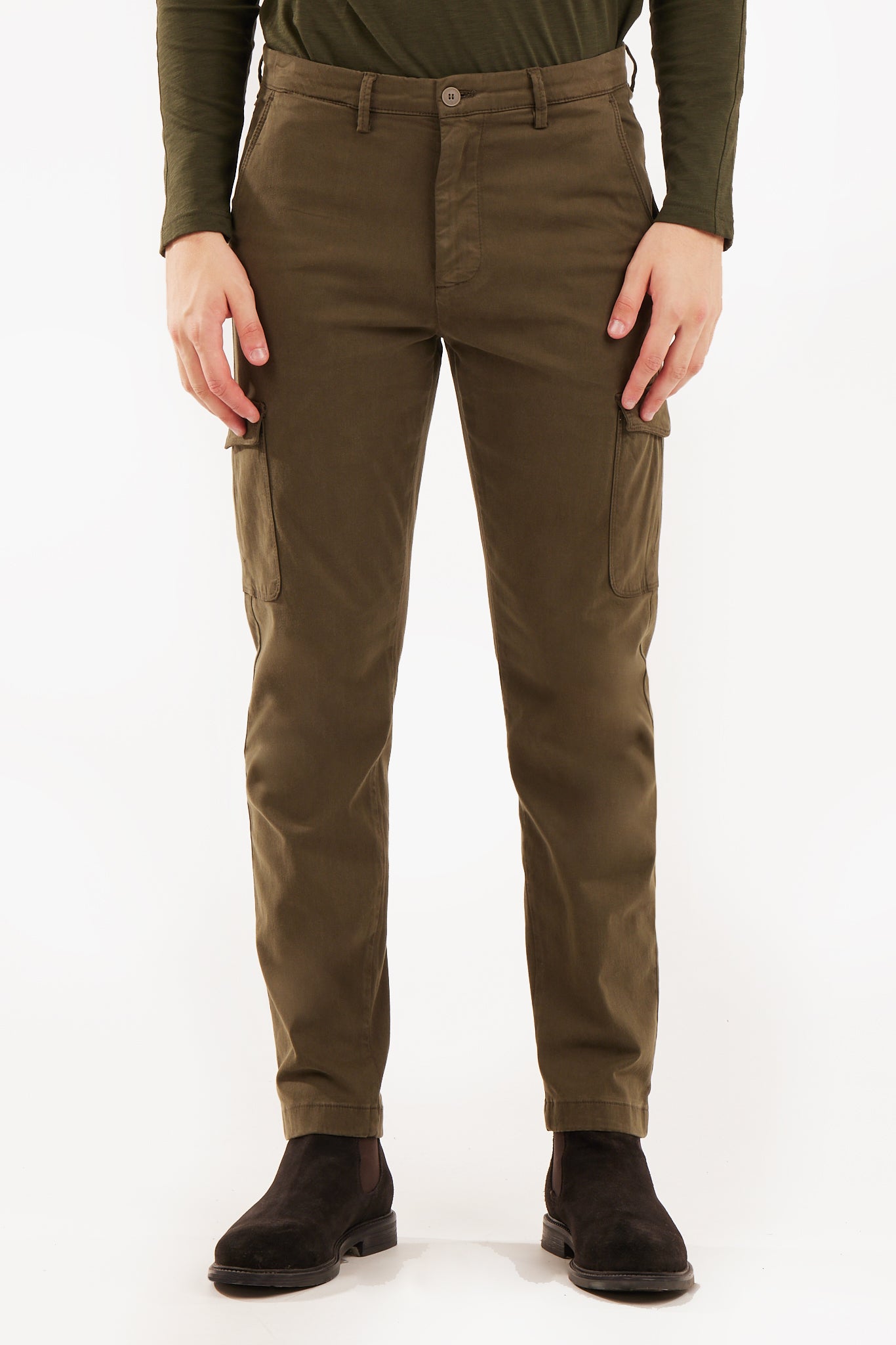 Pantaloni chinos cargo