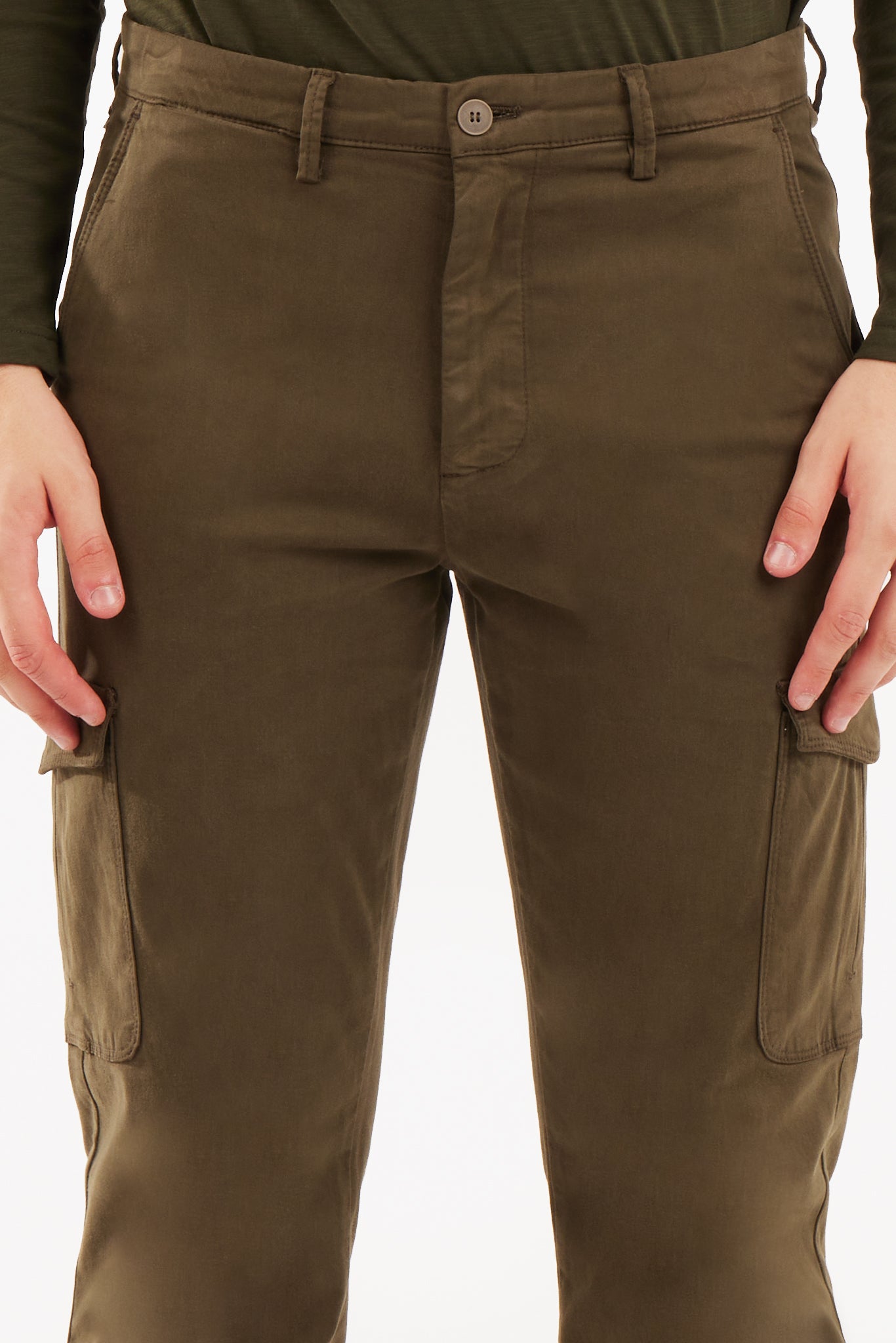 Pantaloni chinos cargo