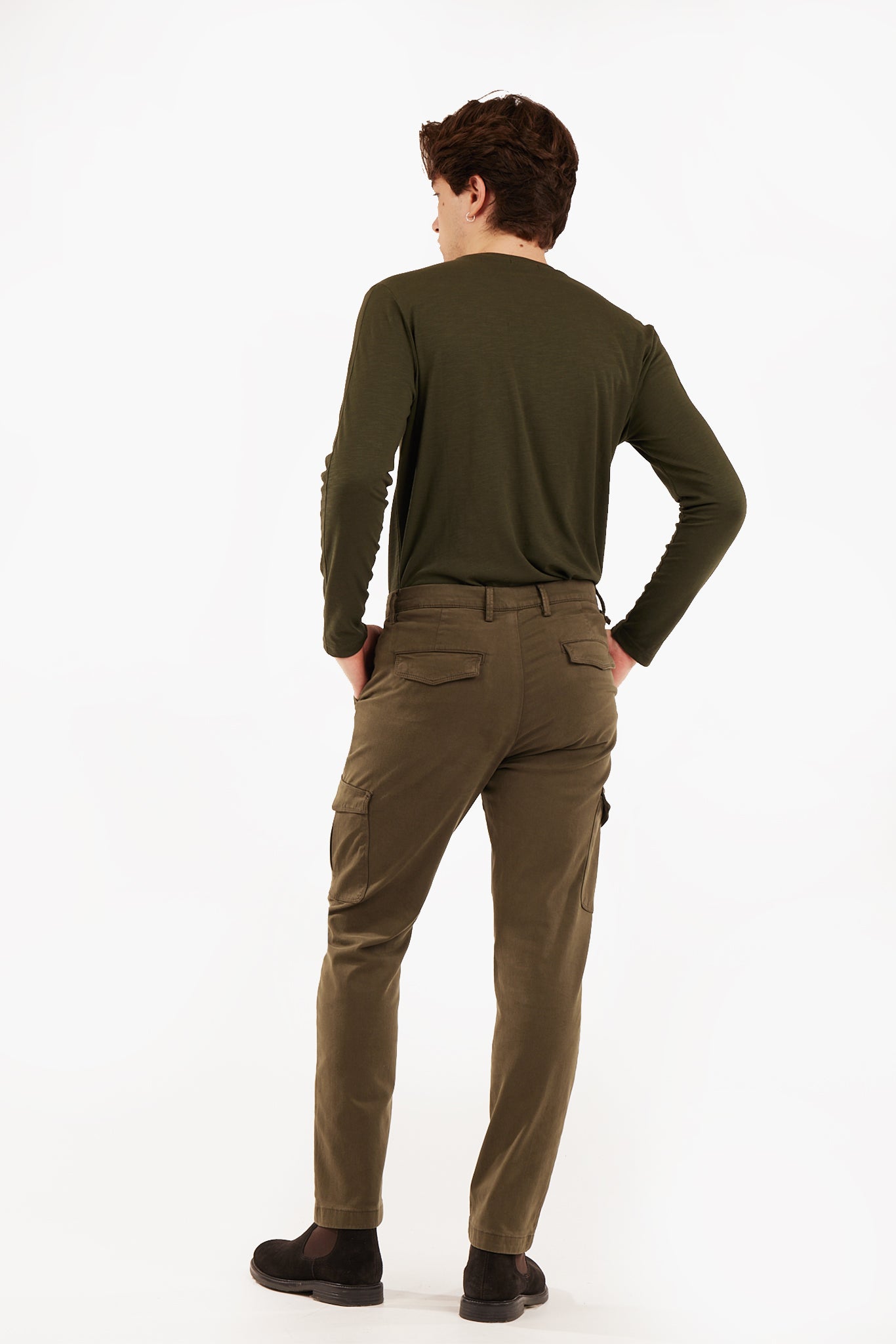 Pantaloni chinos cargo