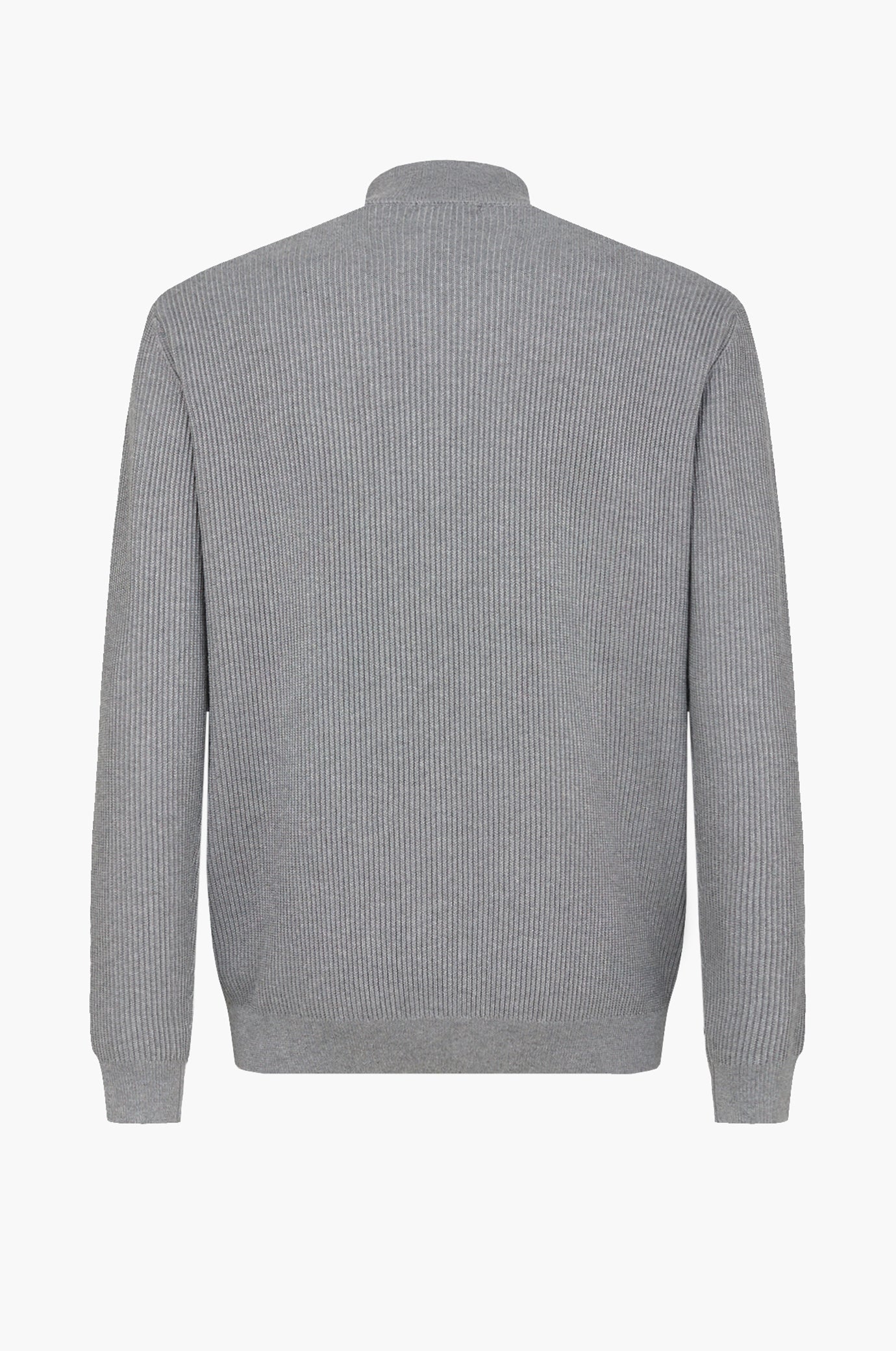 Pullover lupetto con trama