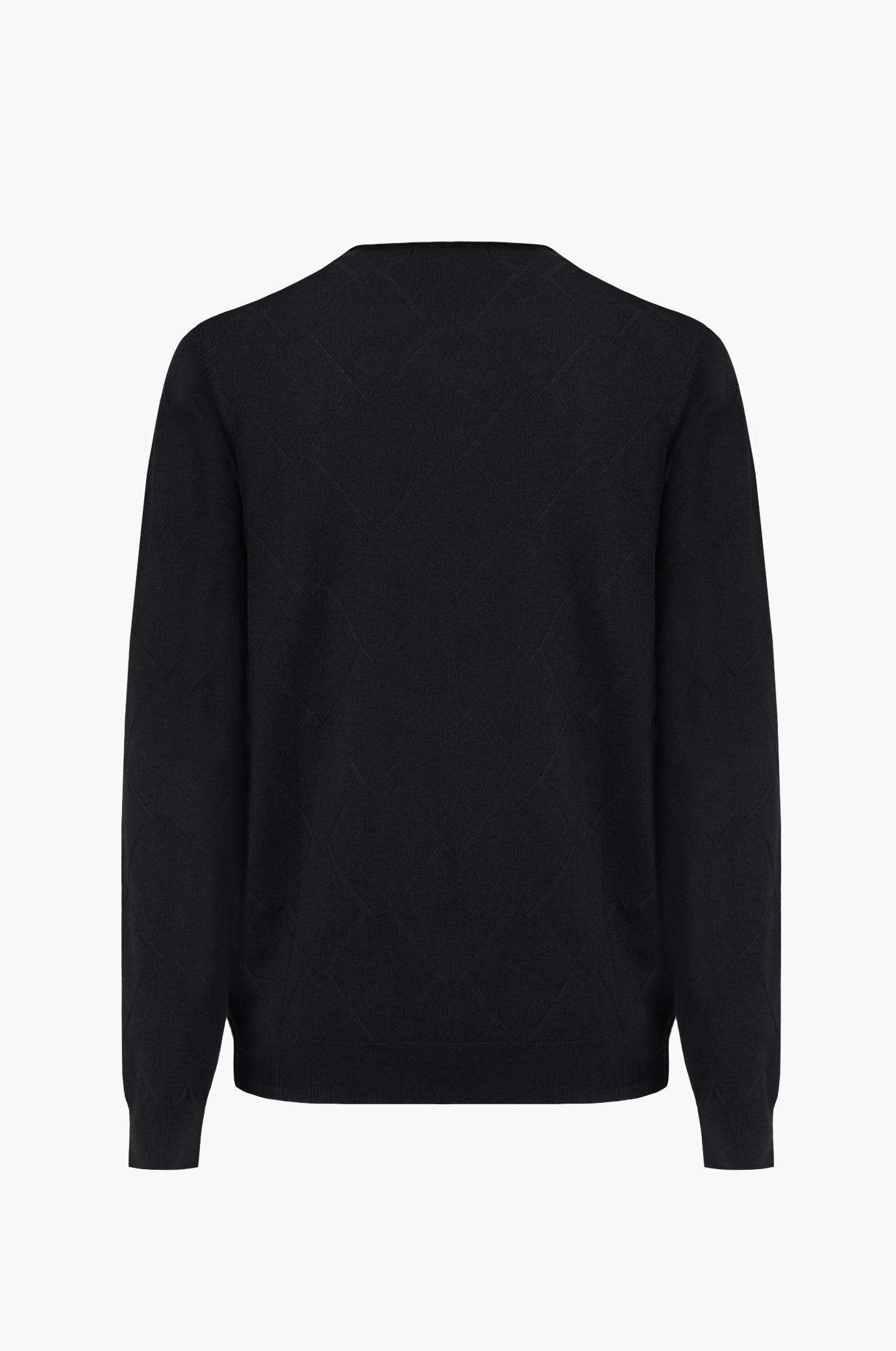 Cardigan con trama collo camicia