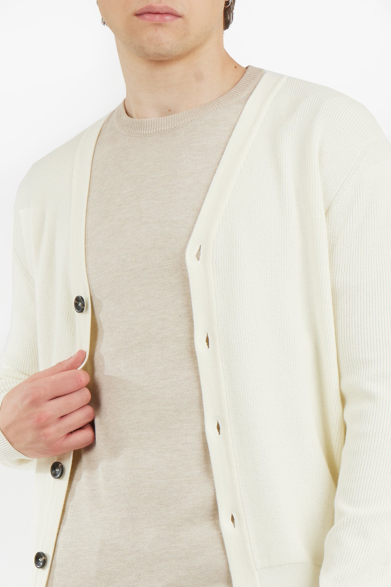 Cardigan con trama