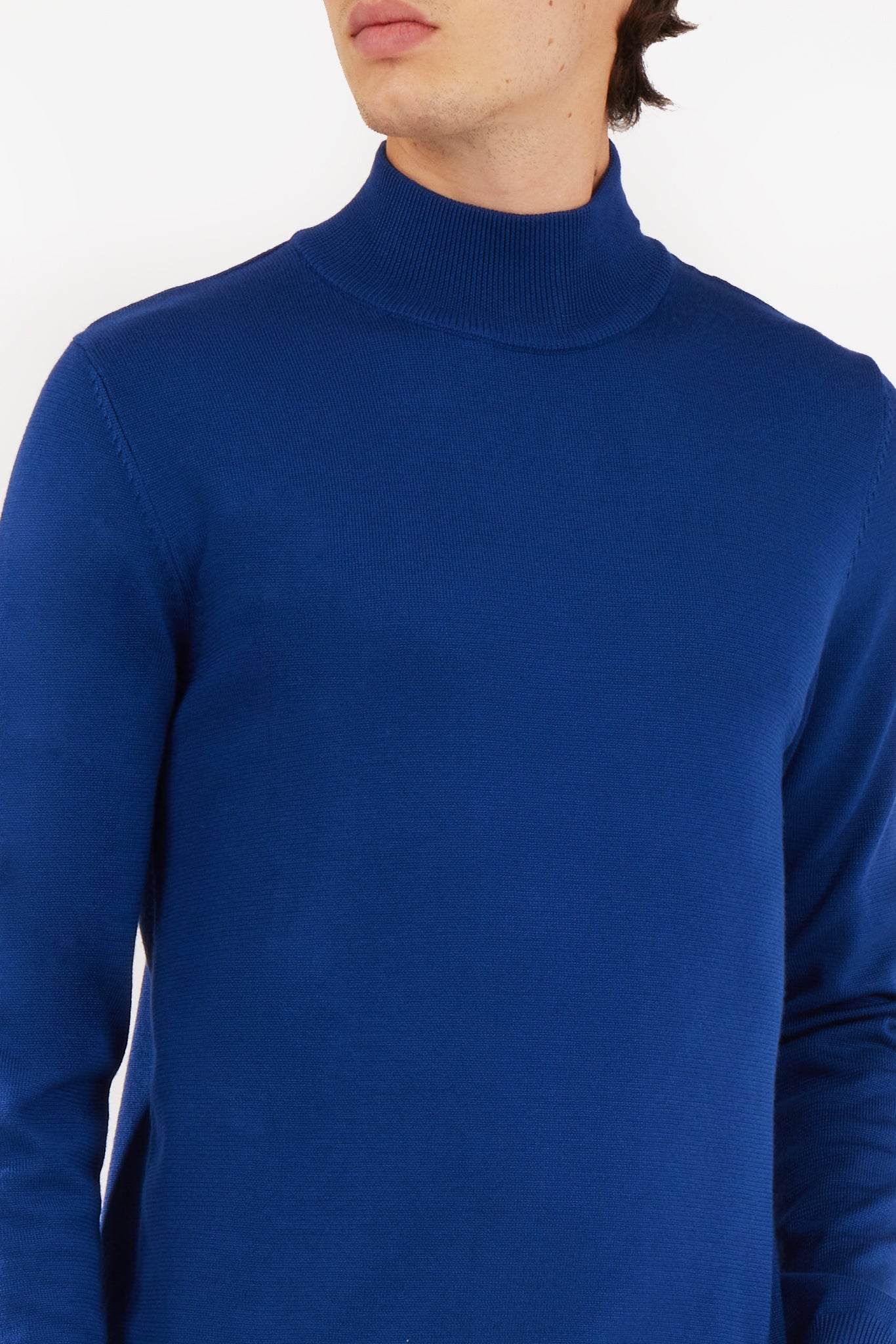 Pullover lupetto con trama