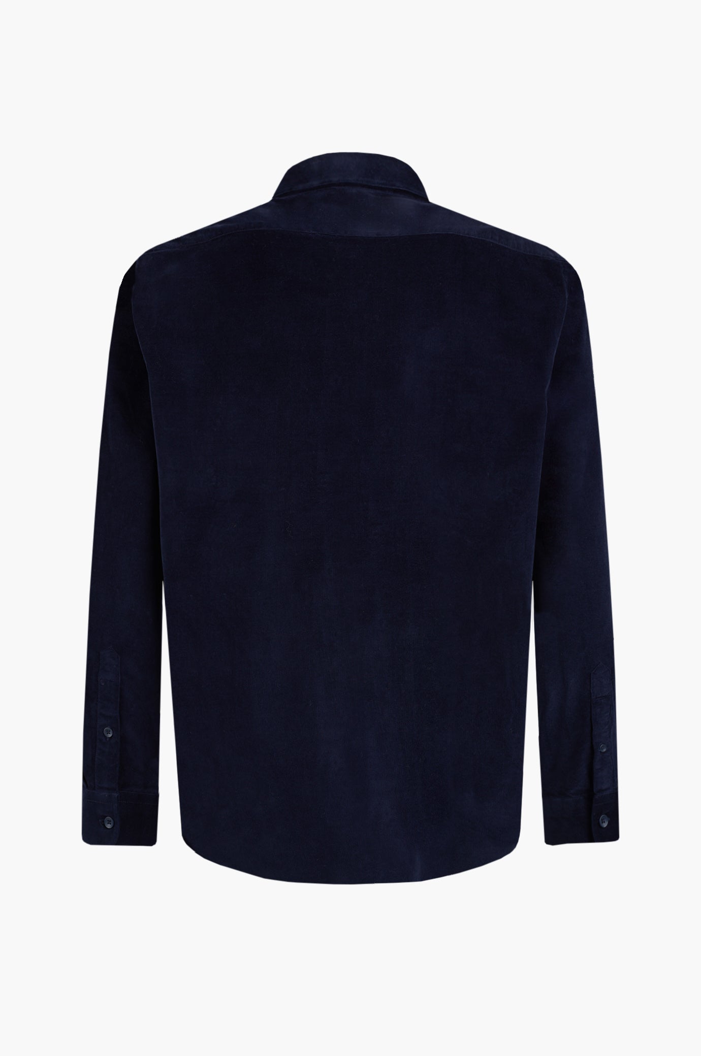 Camicia regular fit in velluto