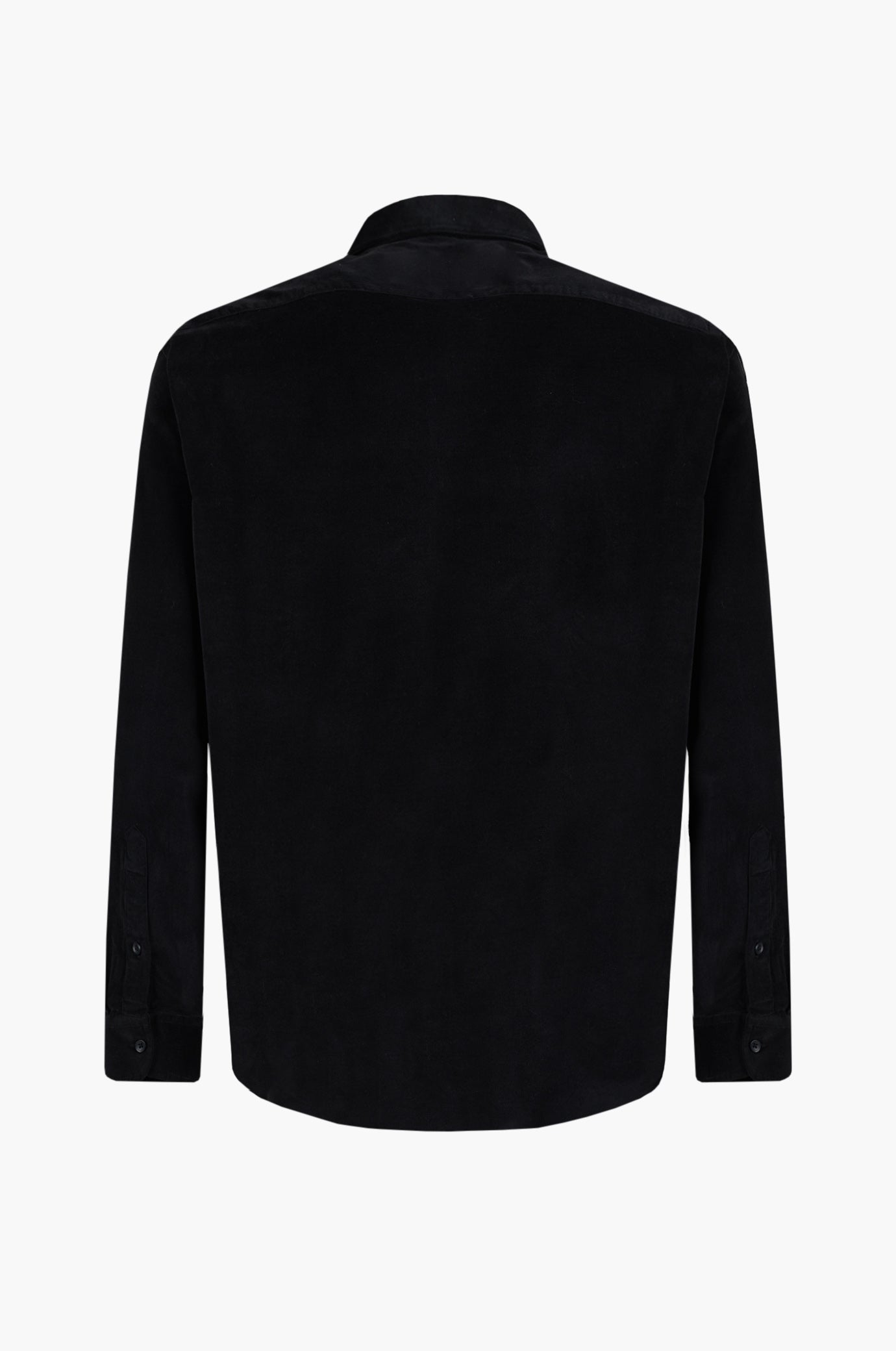 Camicia regular fit in velluto