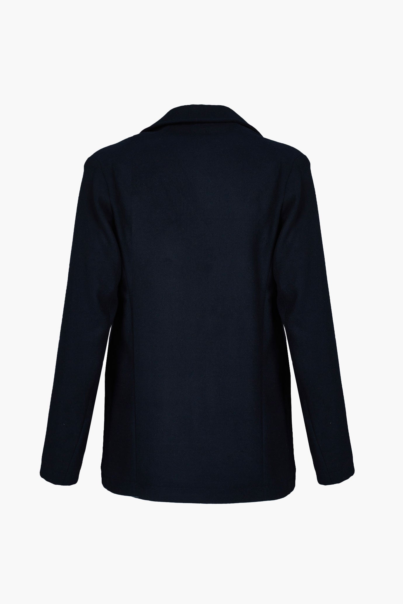 Cappotto peacot misto lana|Colore:Blu/navy
