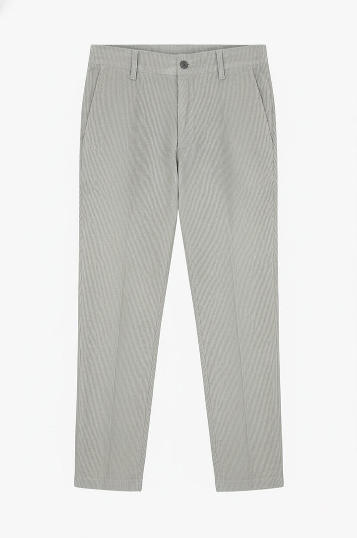 Pantaloni jogger fit in velluto a coste|Colore:Perla