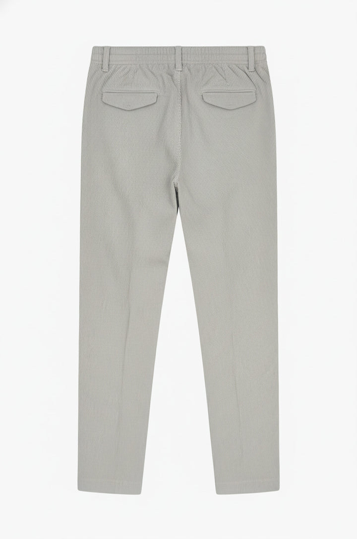 Pantaloni jogger fit in velluto a coste|Colore:Perla