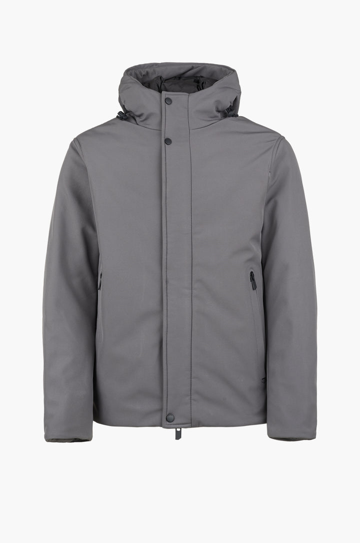 Giubbotto piumino con cappuccio|Colore:Antracite