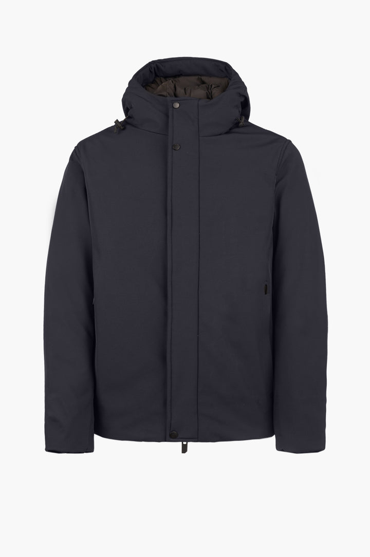 Giubbotto piumino con cappuccio|Colore:Blu/navy