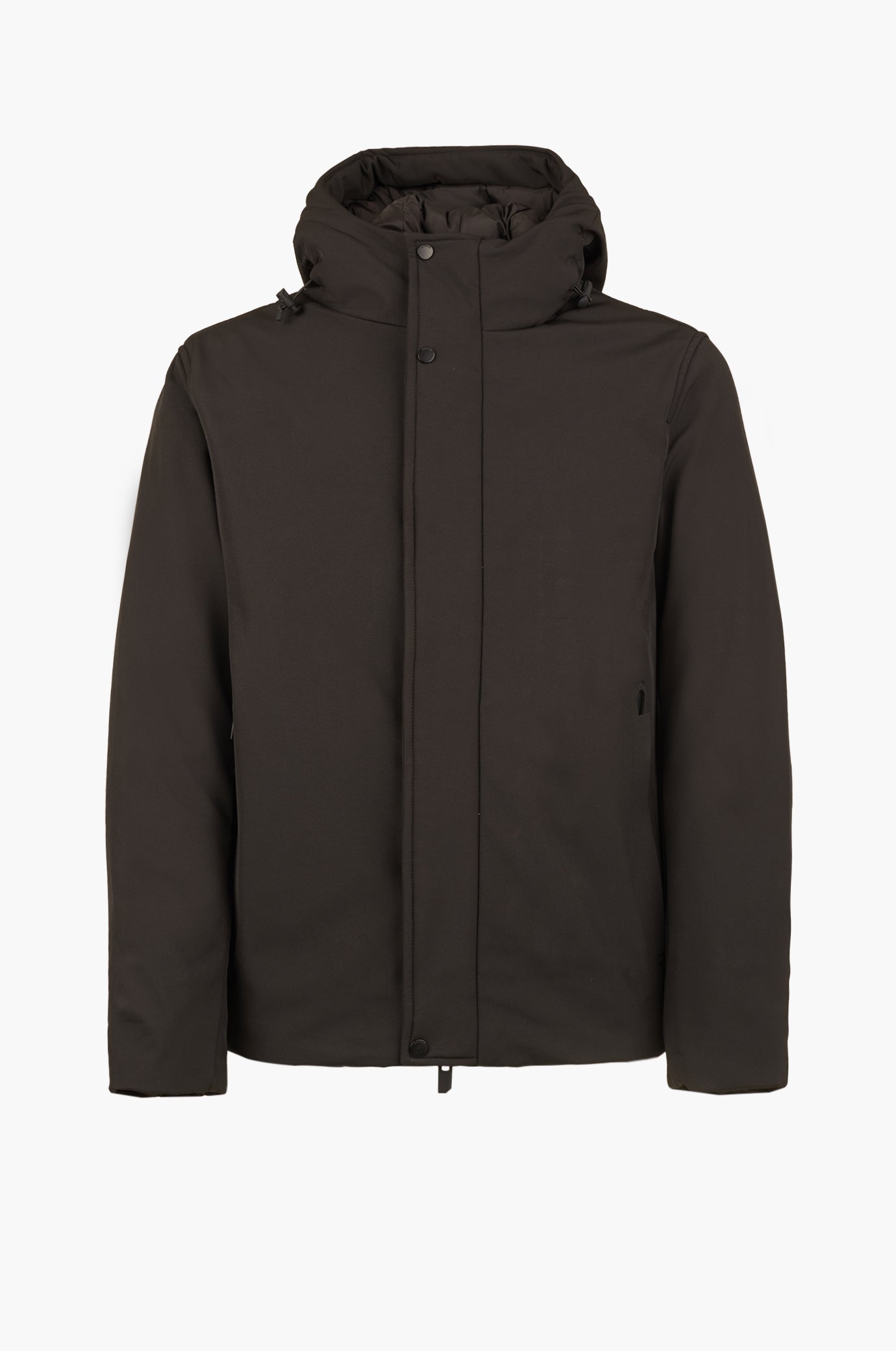 Giubbotto piumino con cappuccio|Colore:Moro