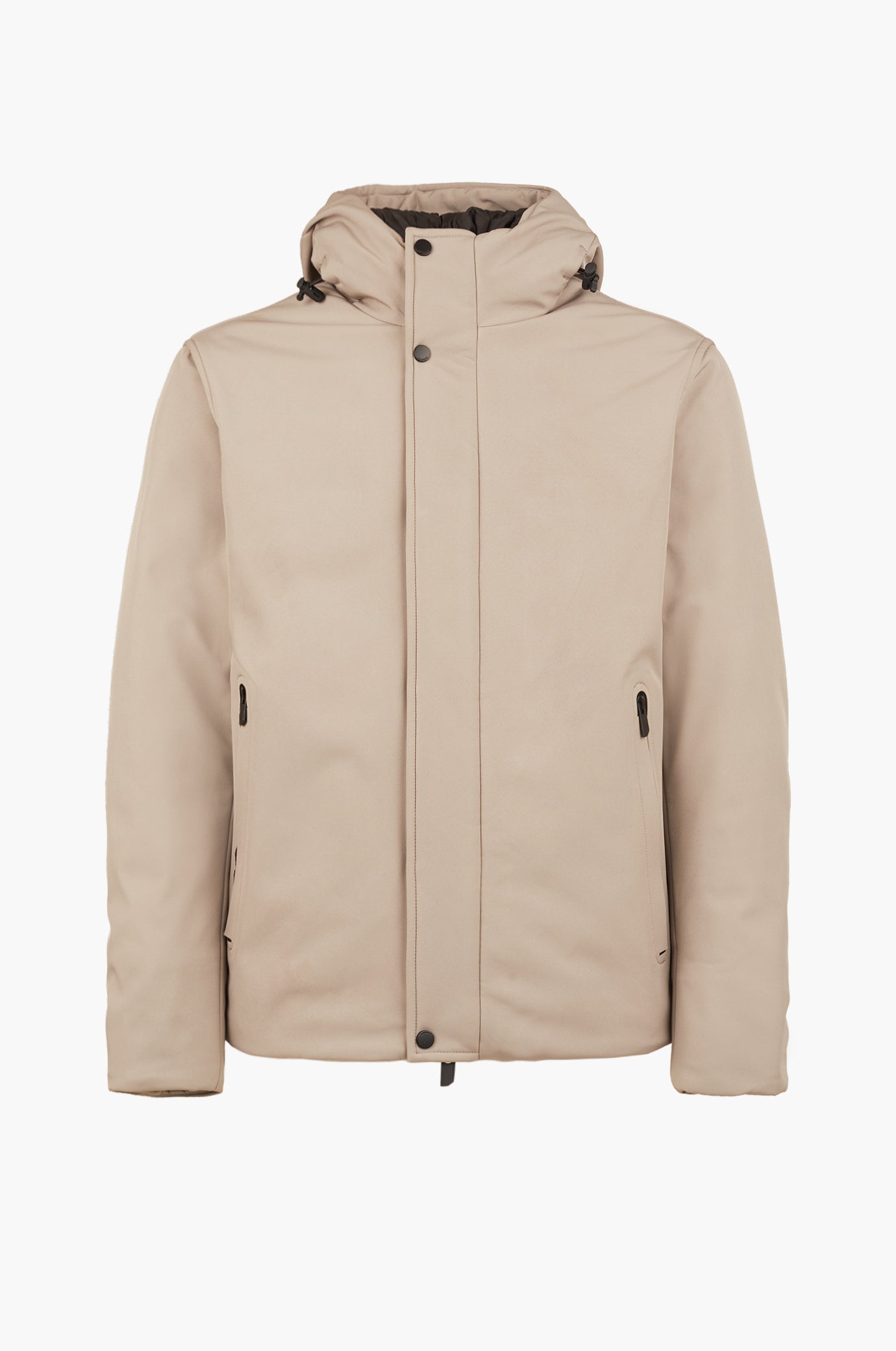 Giubbotto piumino con cappuccio|Colore:Pietra