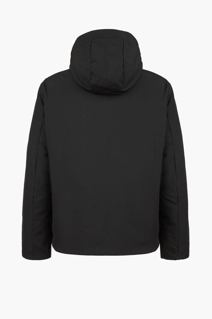 Giubbotto piumino con cappuccio|Colore:Nero