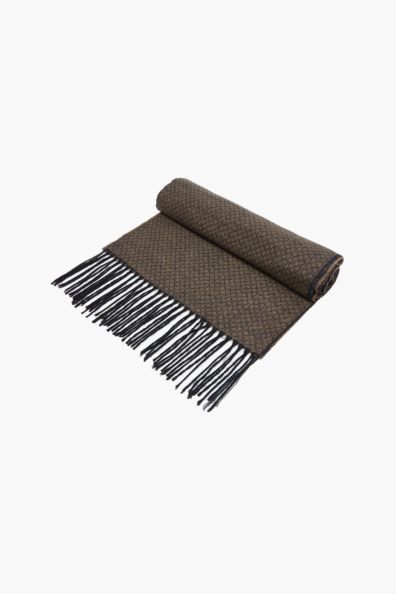 Sciarpa con motivo|Colore:Cammello