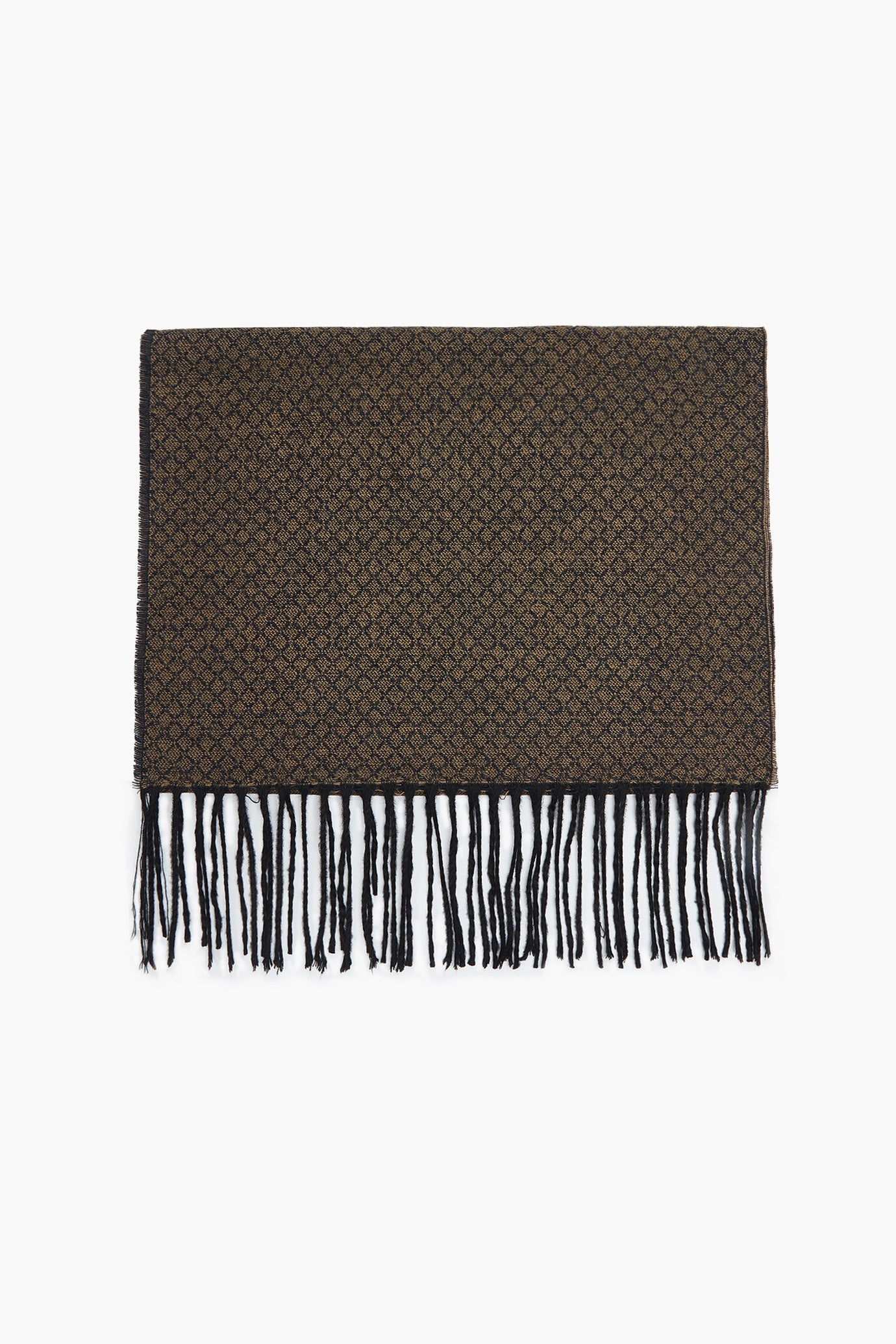 Sciarpa con motivo|Colore:Cammello