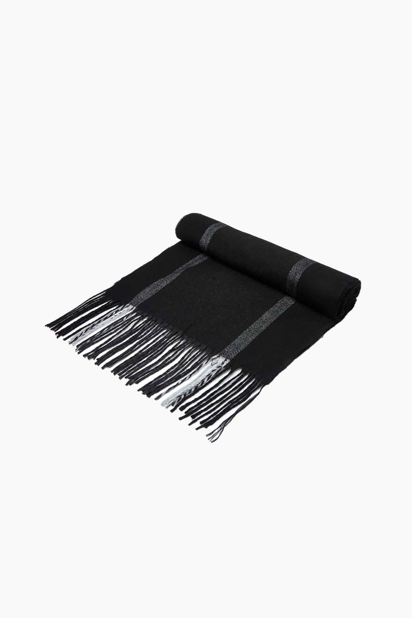 Sciarpa con motivo|Colore:Nero