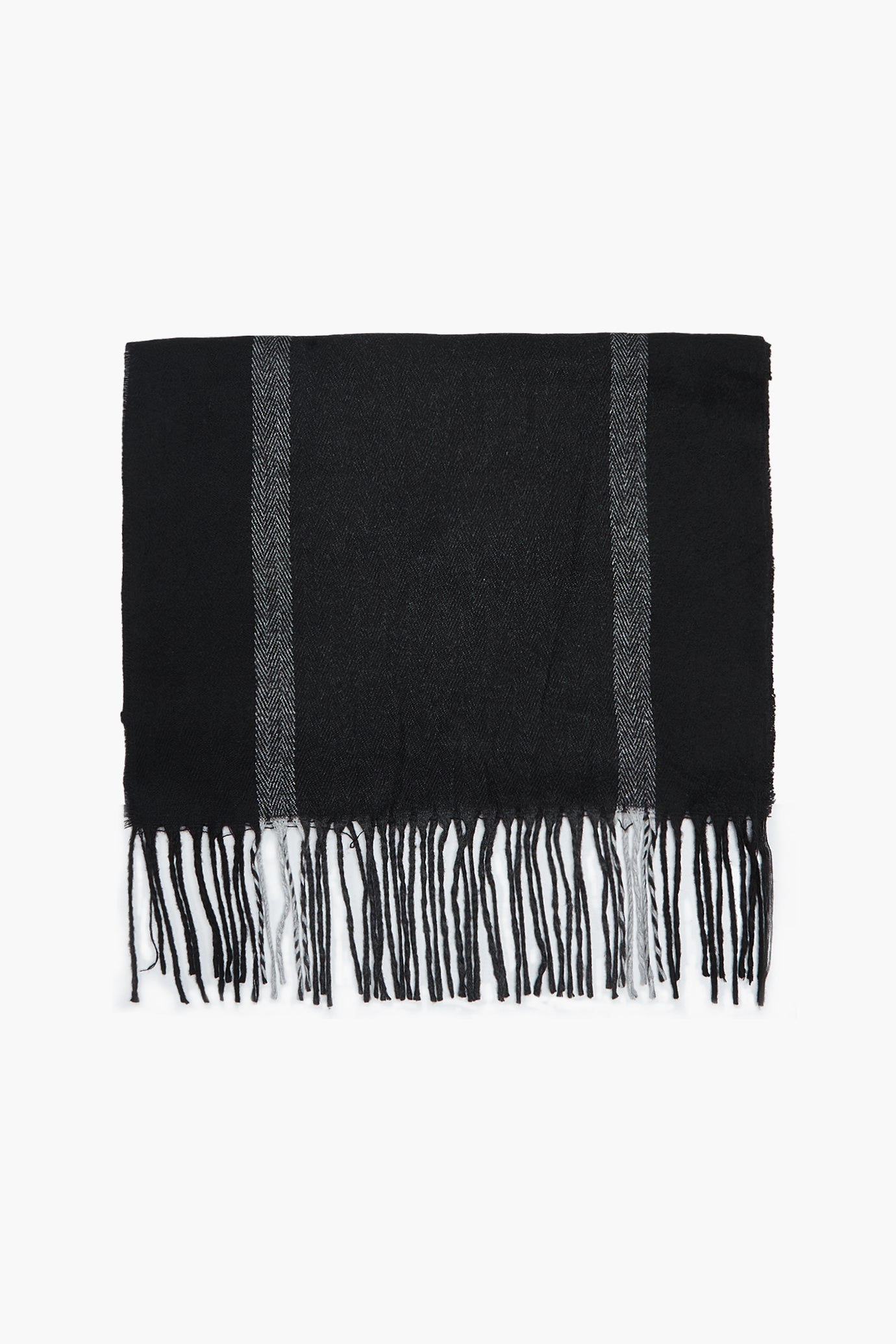 Sciarpa con motivo|Colore:Nero