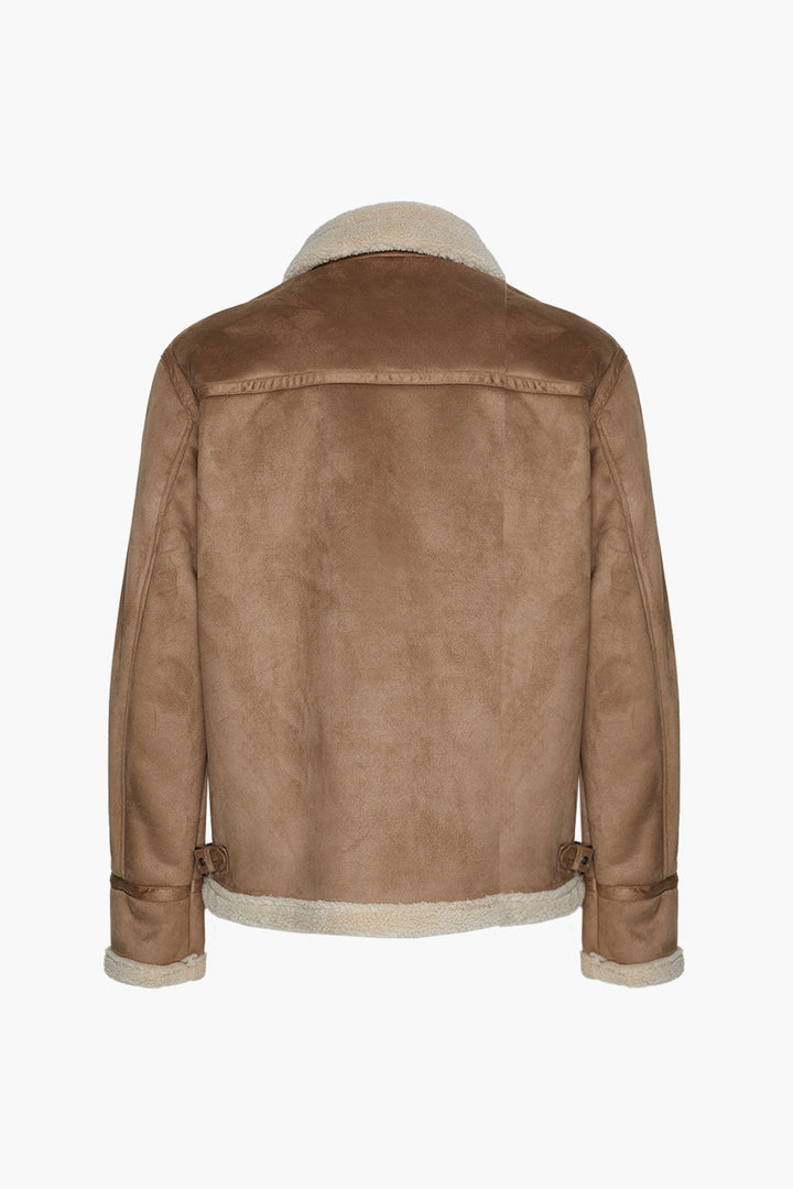 Giubbotto montone|Colore:Fango