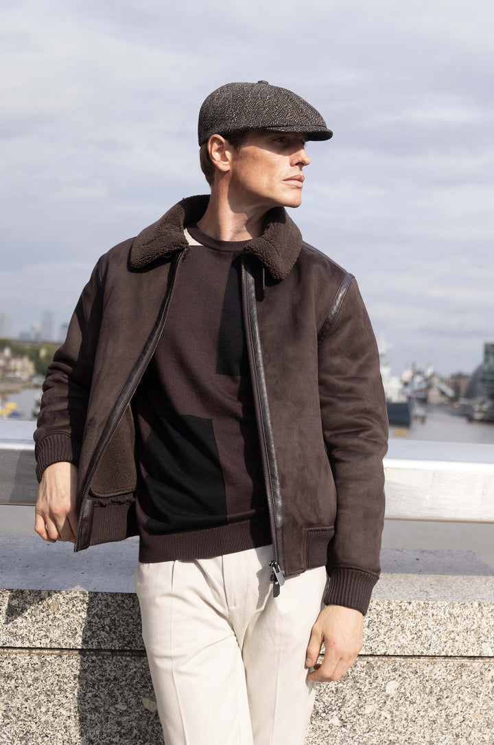 Giubbotto montone|Colore:Moro