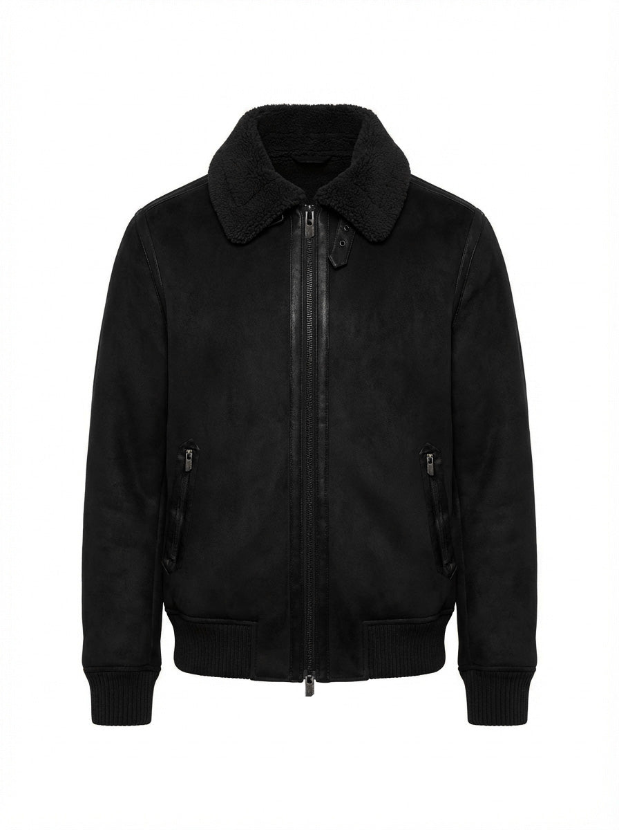 Giubbotto montone|Colore:Nero