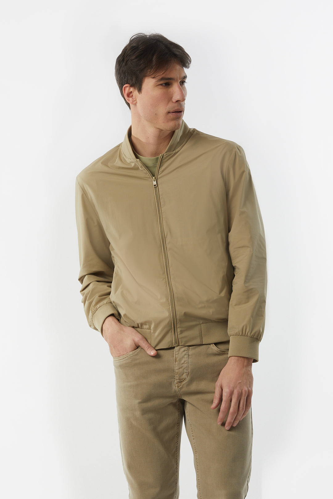 Giubbotto bomber leggero|Colore:Beige