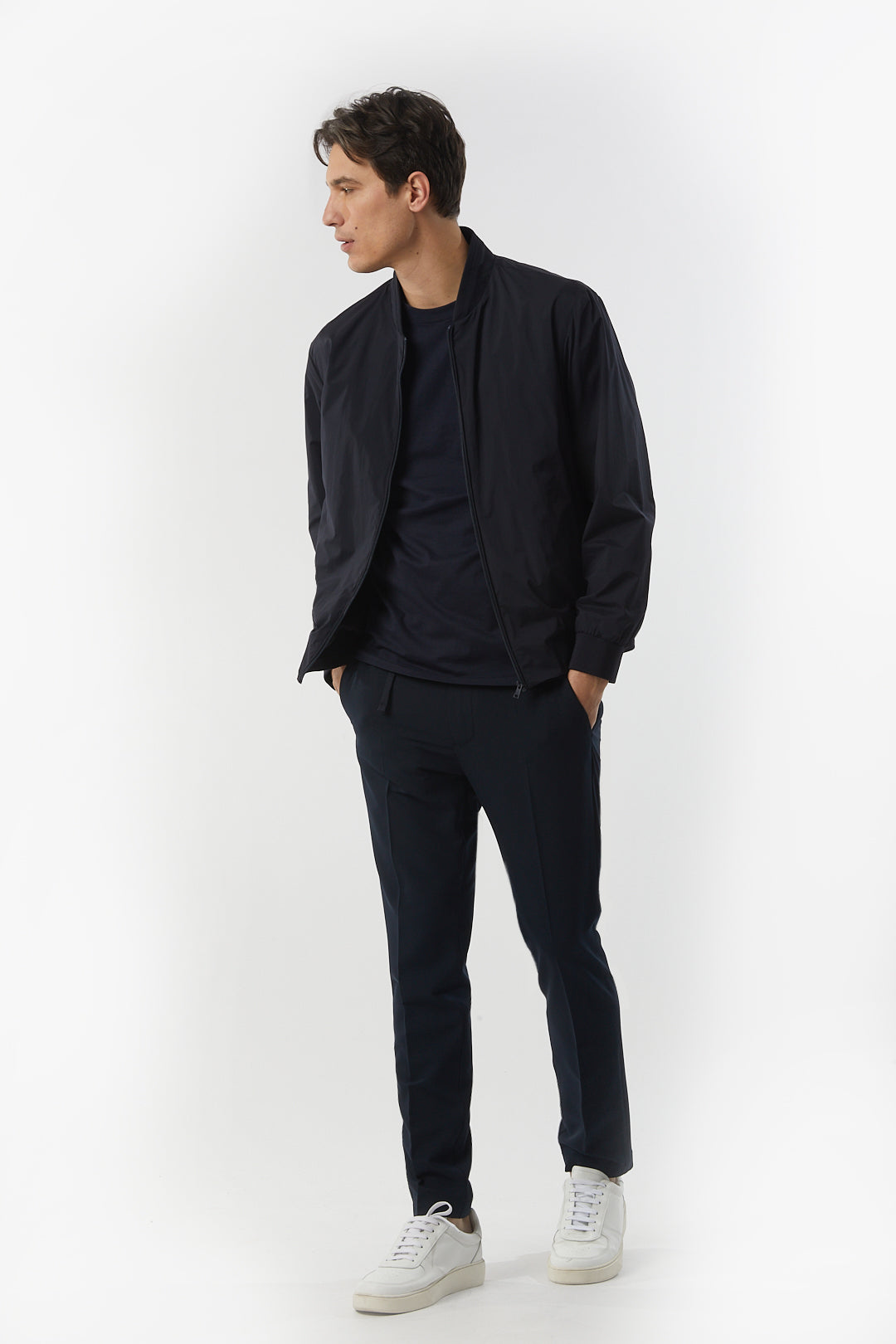 Giubbotto bomber leggero|Colore:Blu/navy