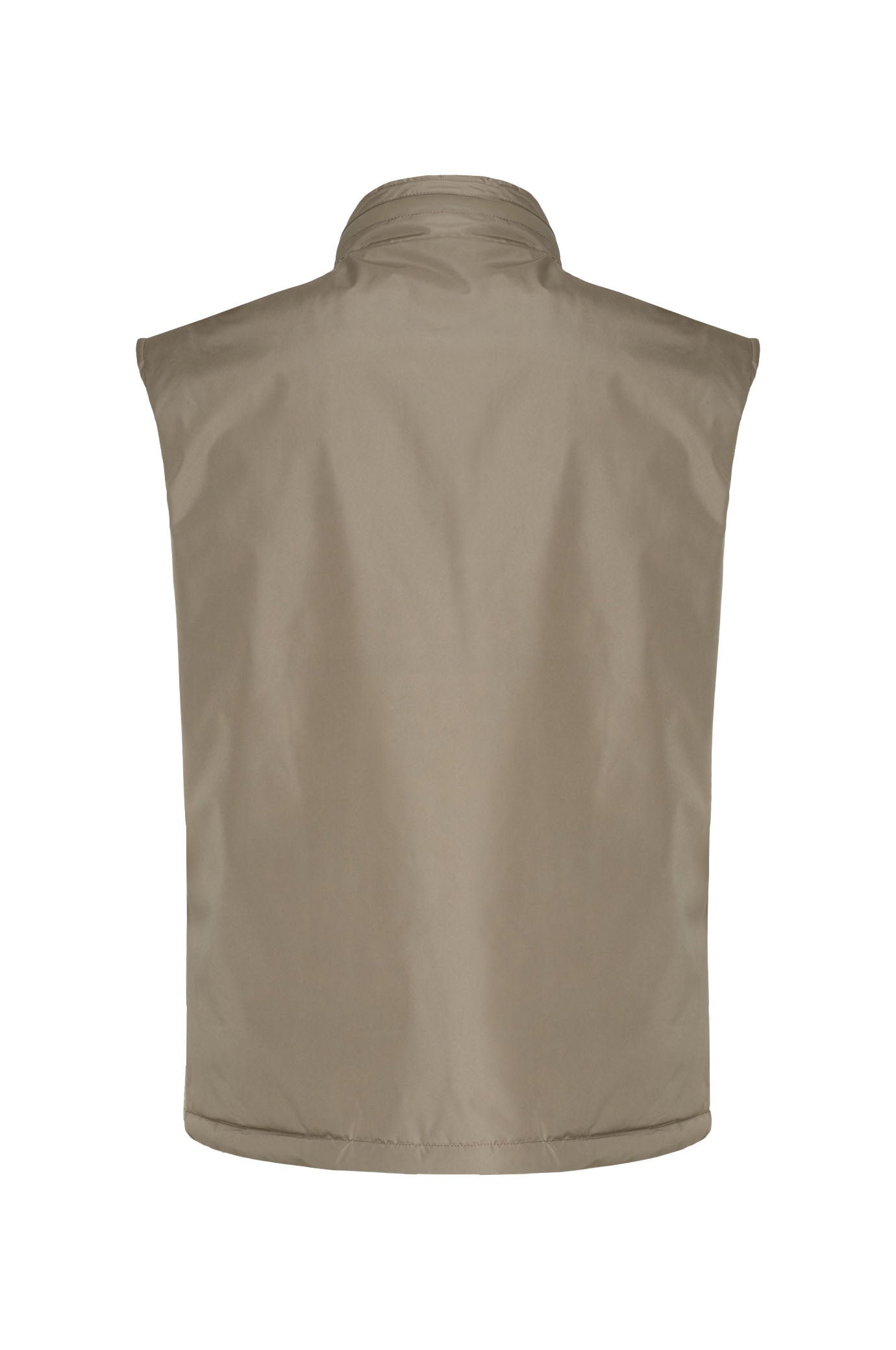 Giubbotto smanicato double face|Colore:Fango