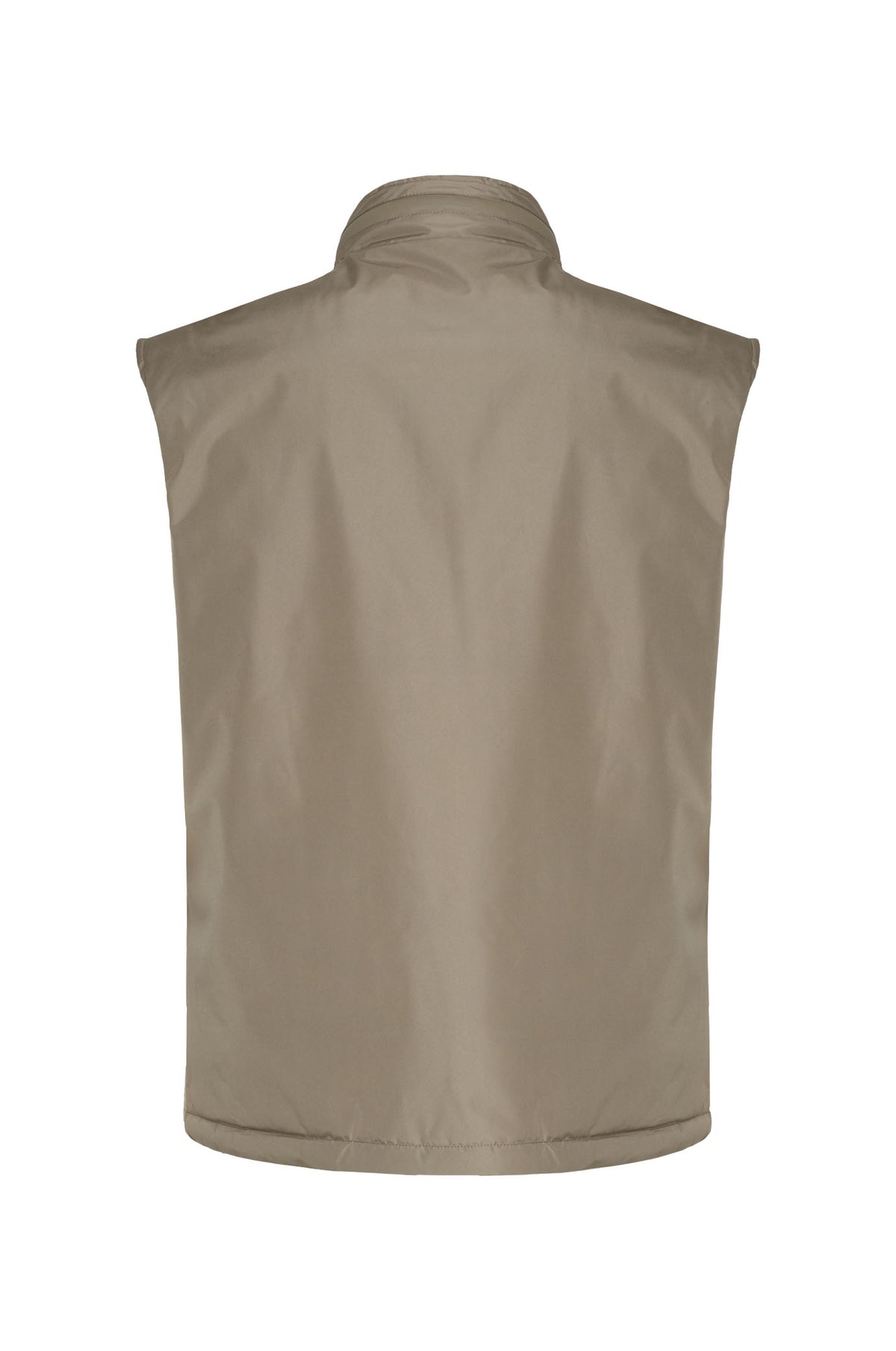 Giubbotto smanicato double face|Colore:Fango