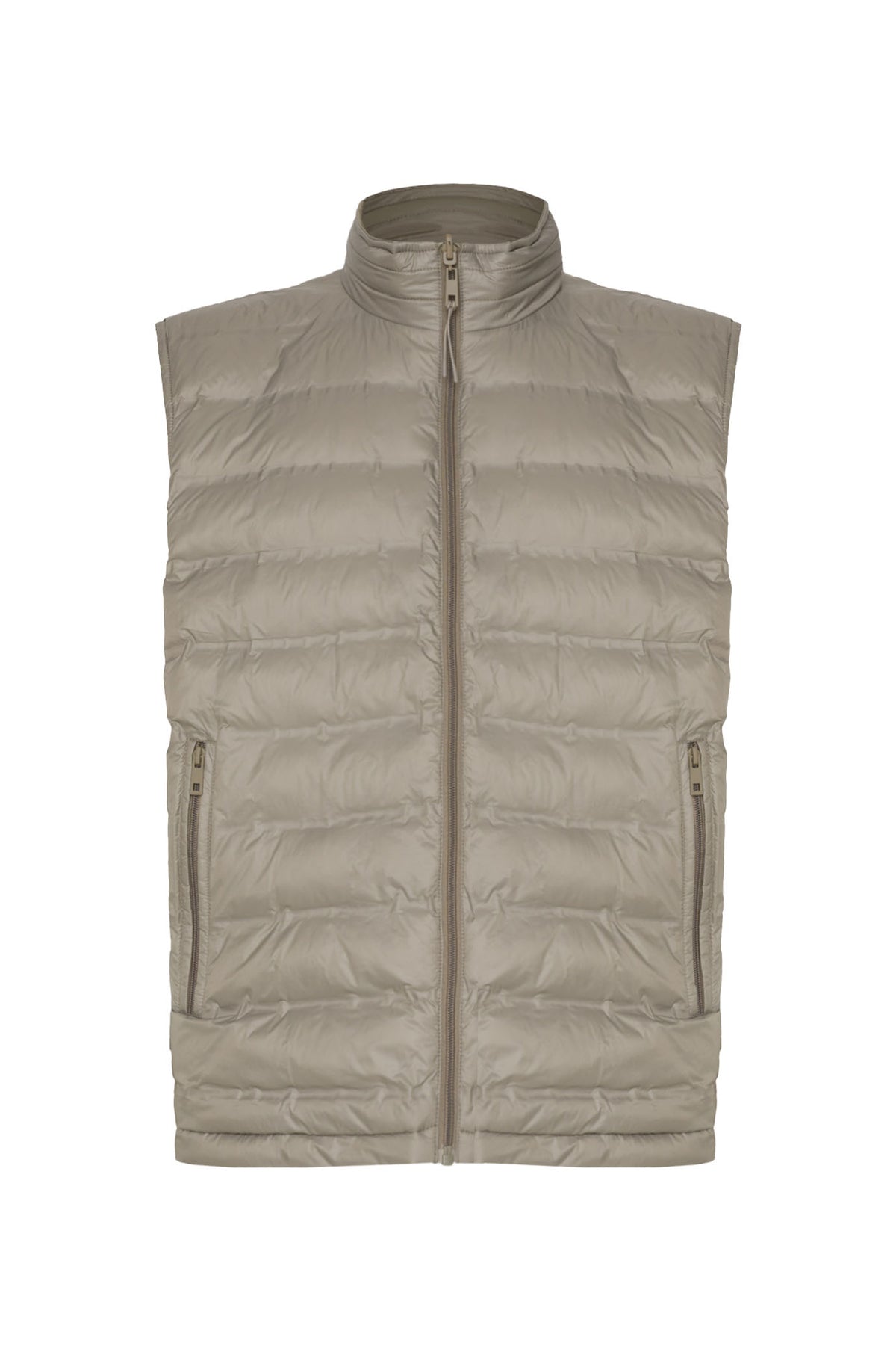Giubbotto smanicato double face|Colore:Fango