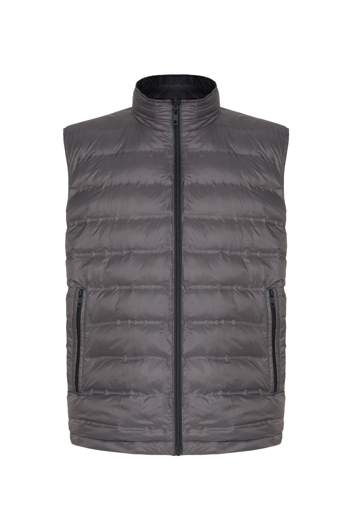 Giubbotto smanicato double face|Colore:Nero