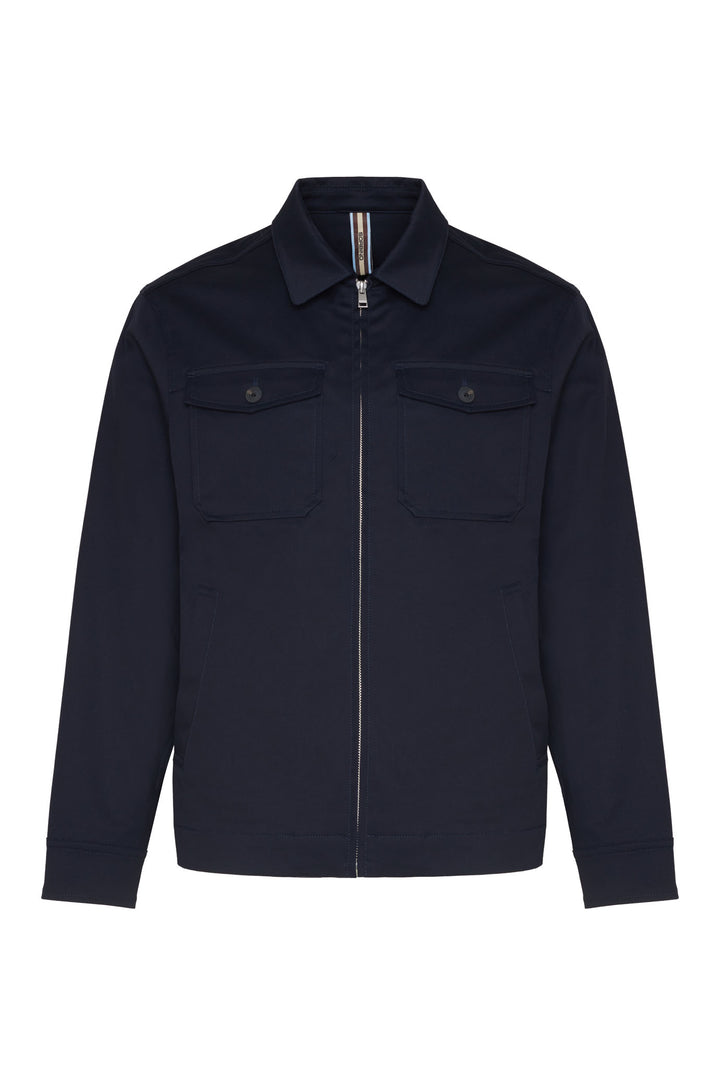 Giubbotto leggero doppia tasca|Colore:Blu/navy