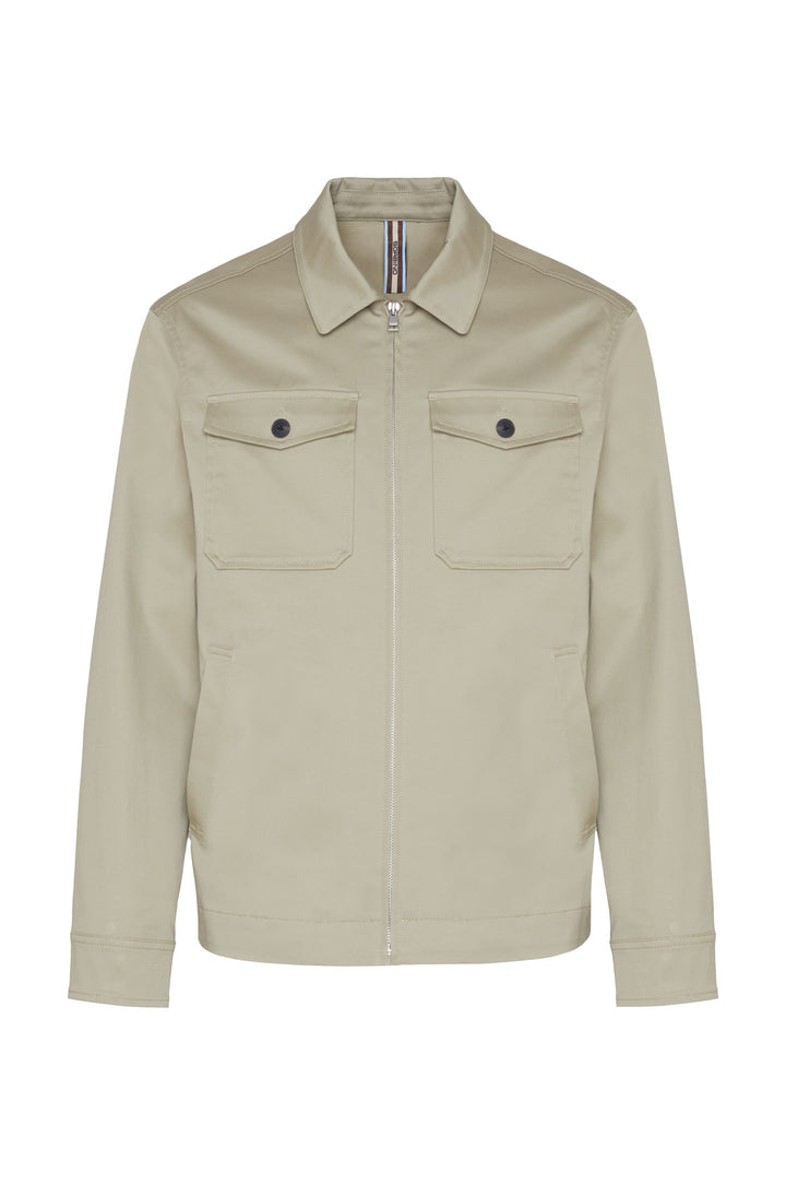 Giubbotto leggero doppia tasca|Colore:Fango