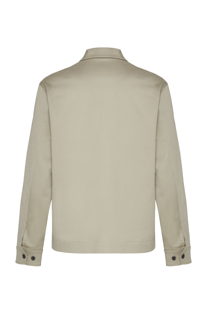 Giubbotto leggero doppia tasca|Colore:Fango