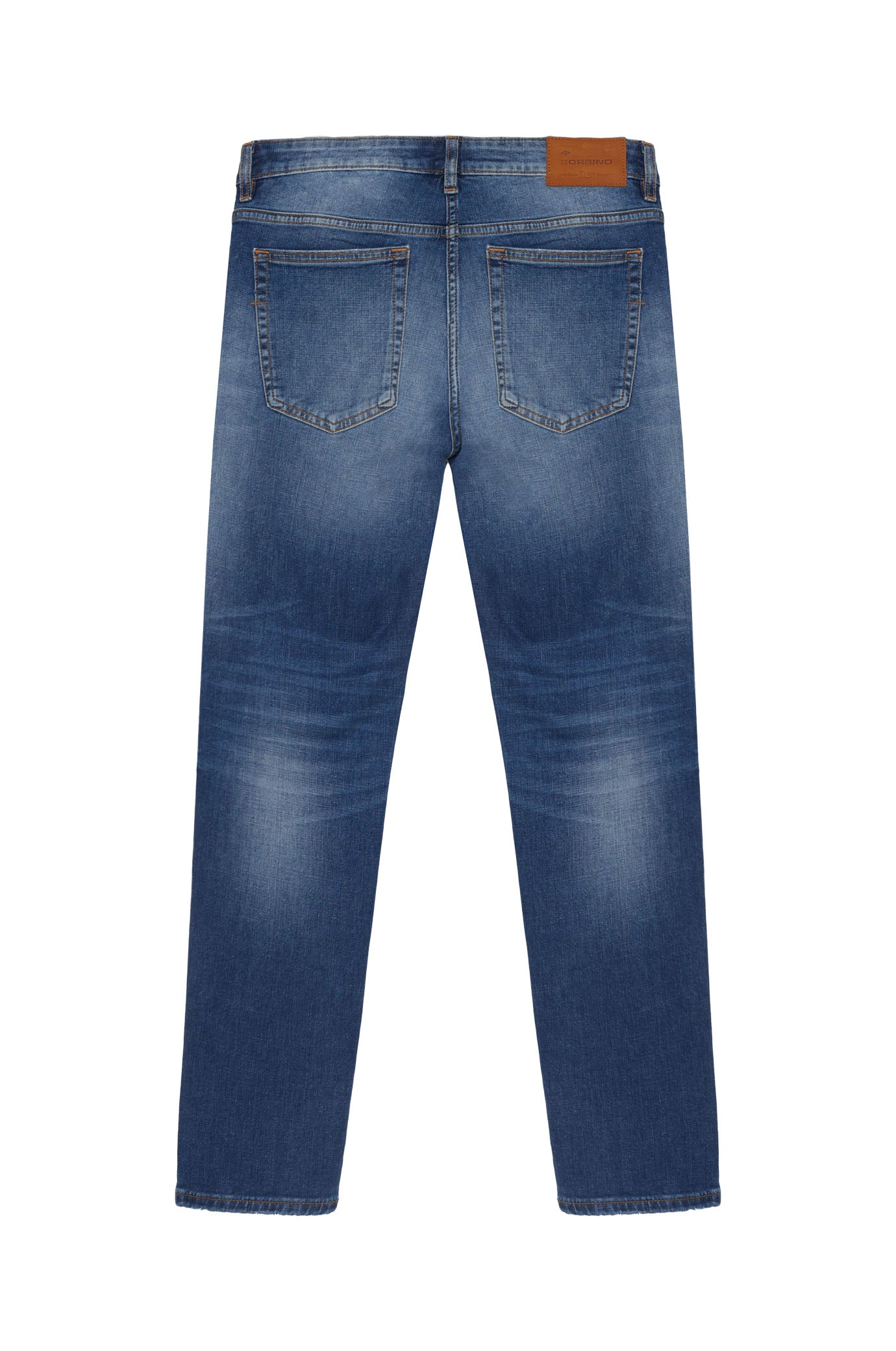 Jeans 5 tasche regular fit lavaggio medio|Colore:Denim