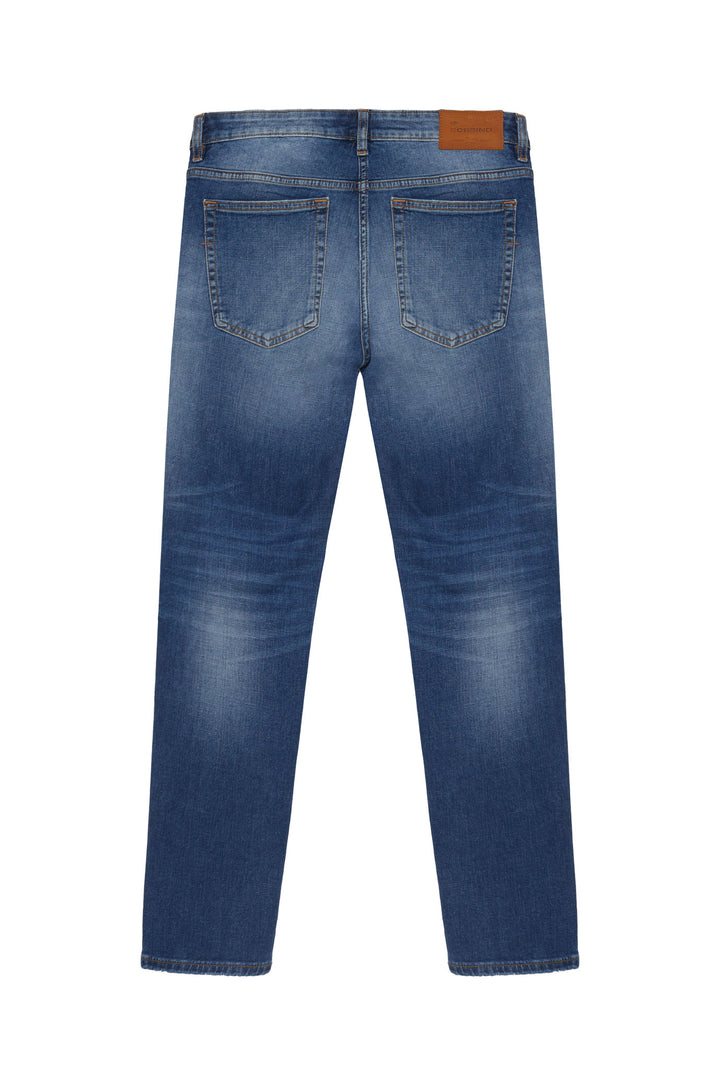 Jeans 5 tasche regular fit lavaggio medio|Colore:Denim