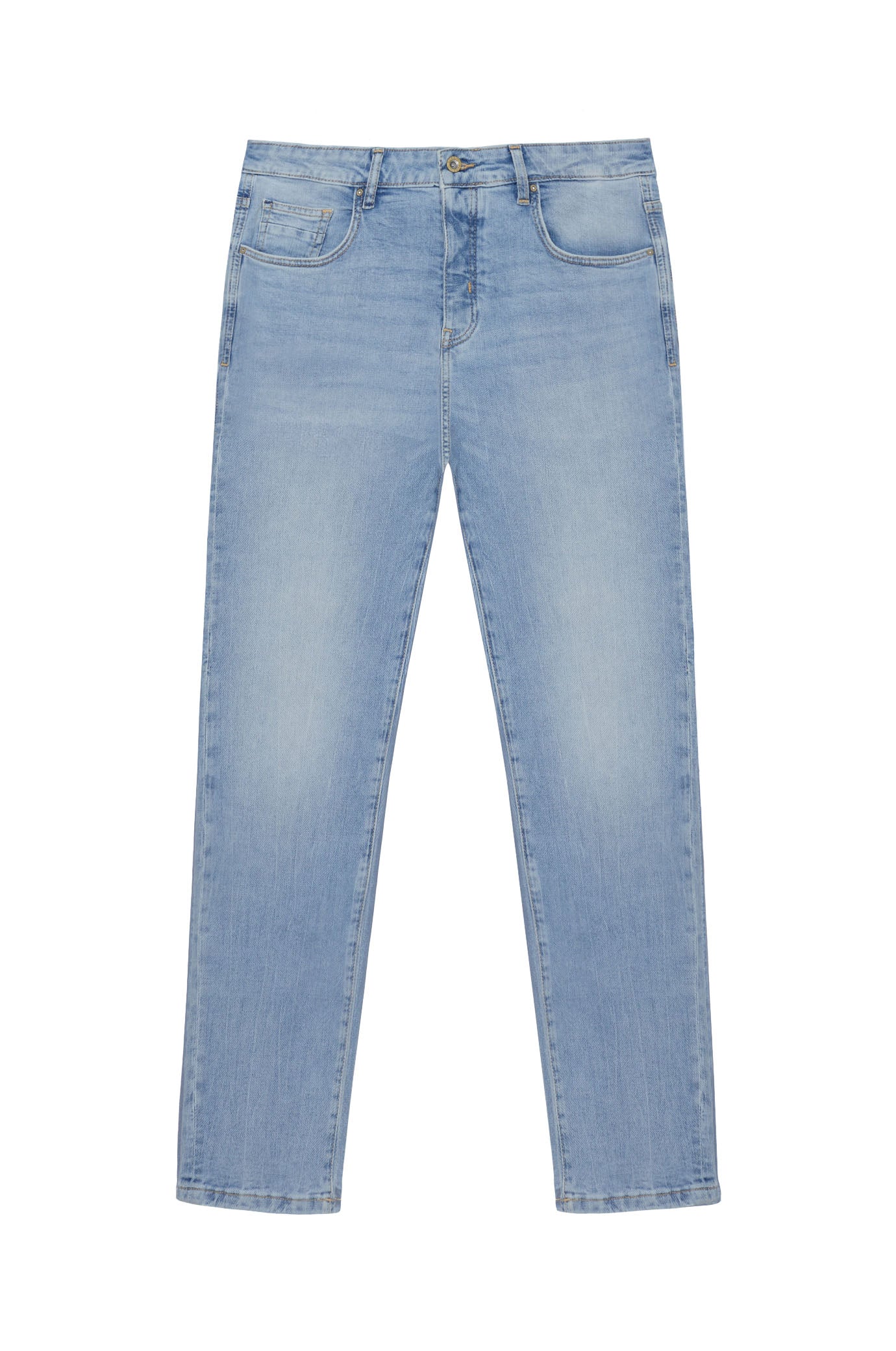 Jeans 5 tasche slim fit lavaggio chiaro|Colore:Denim