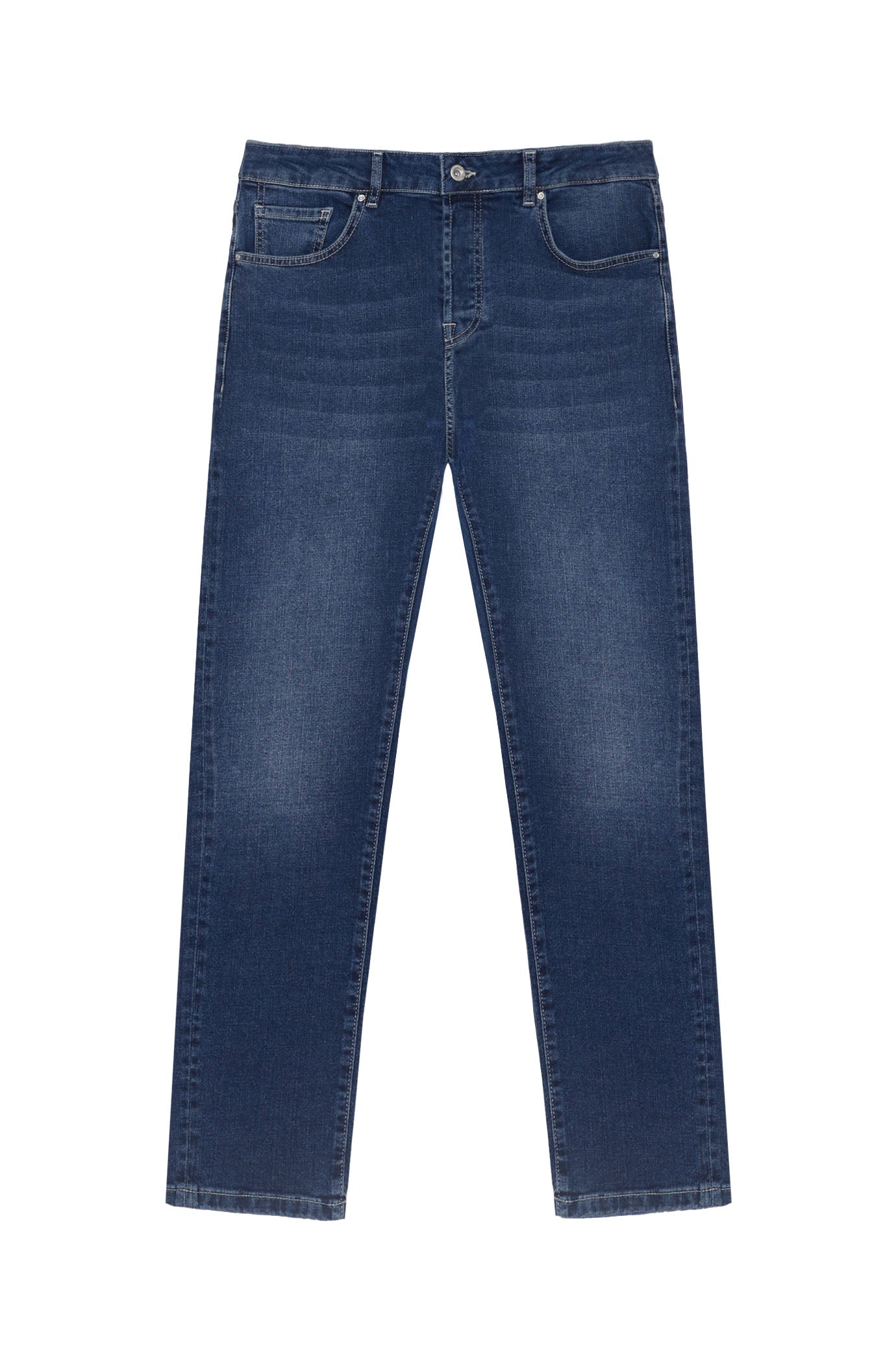 Jeans 5 tasche comfort fit lavaggio medio|Colore:Denim