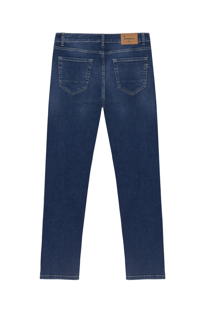 Jeans 5 tasche comfort fit lavaggio medio|Colore:Denim