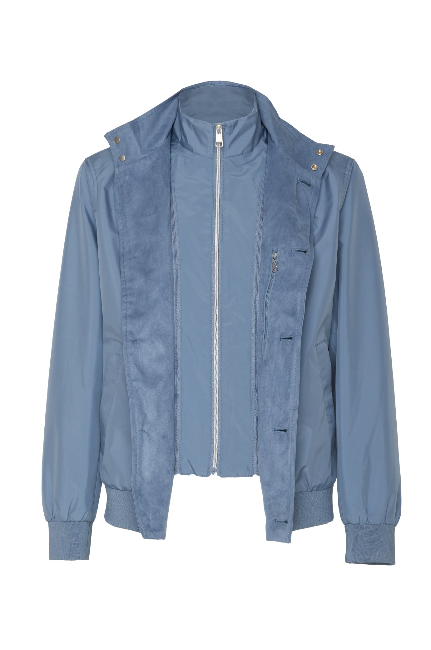 Giubbotto leggero con gilet removibile|Colore:Oceano