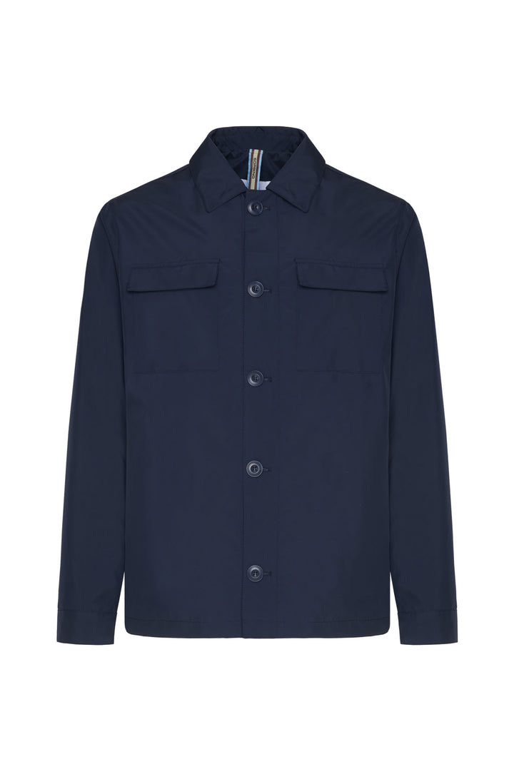 Giubbotto leggero con doppia tasca|Colore:Blu/navy
