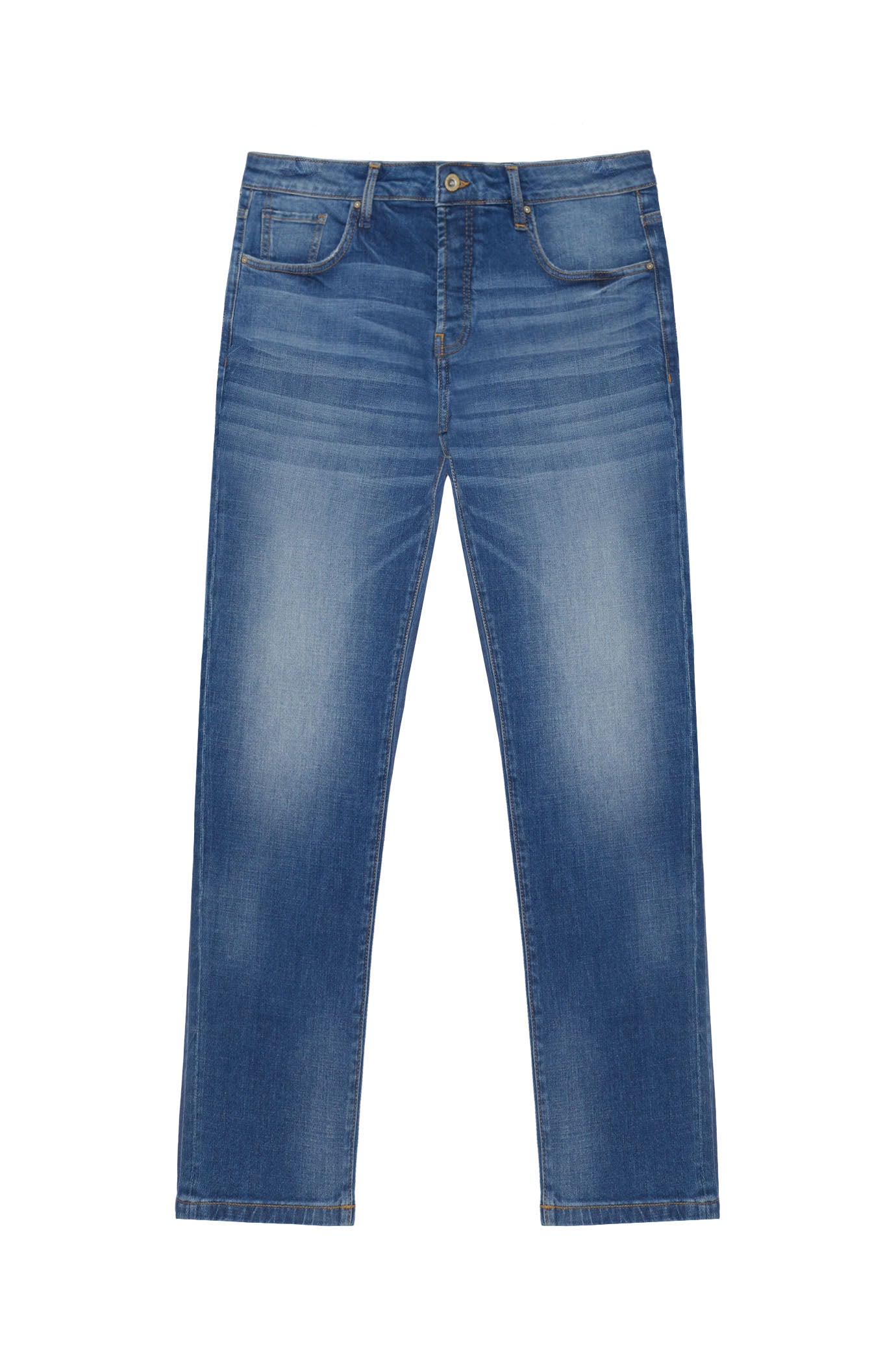 Jeans 5 tasche slim fit lavaggio medio|Colore:Denim